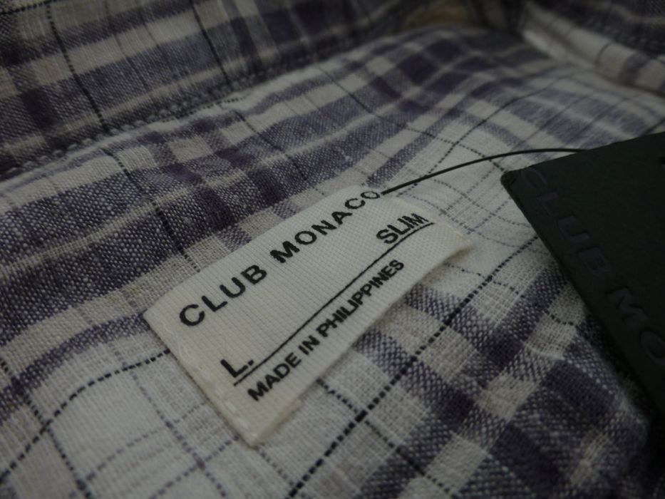 Club Monaco Leo Cotton Linen Shirt Size US L / EU 52-54 / 3 - 2 Preview