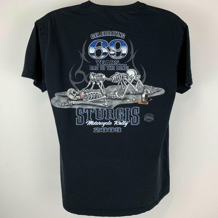 Other 69 Years Sturgis Motorcycle Rally Large T Shirt 2009 Biker