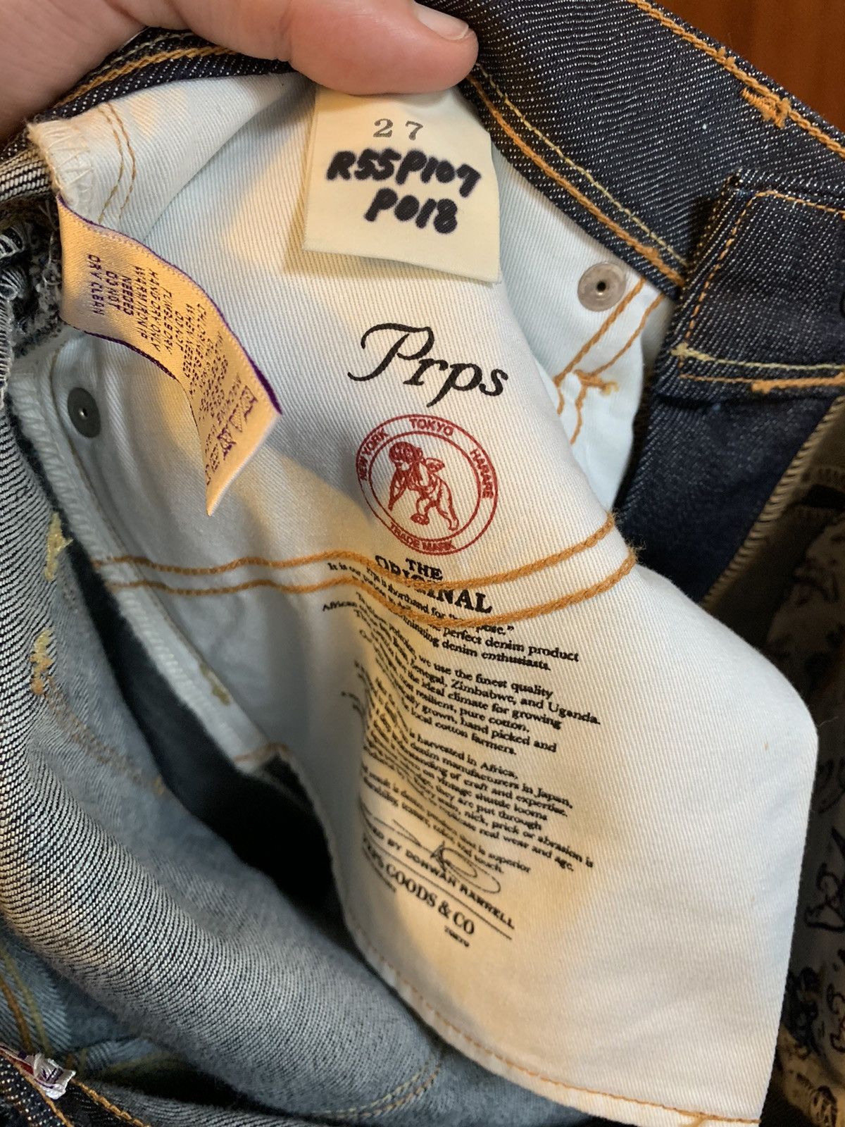 Japanese Brand × Prps *RARE* Brand New PRPS Made In Japan Jeans - Size 27 Size US 27 - 8 Thumbnail