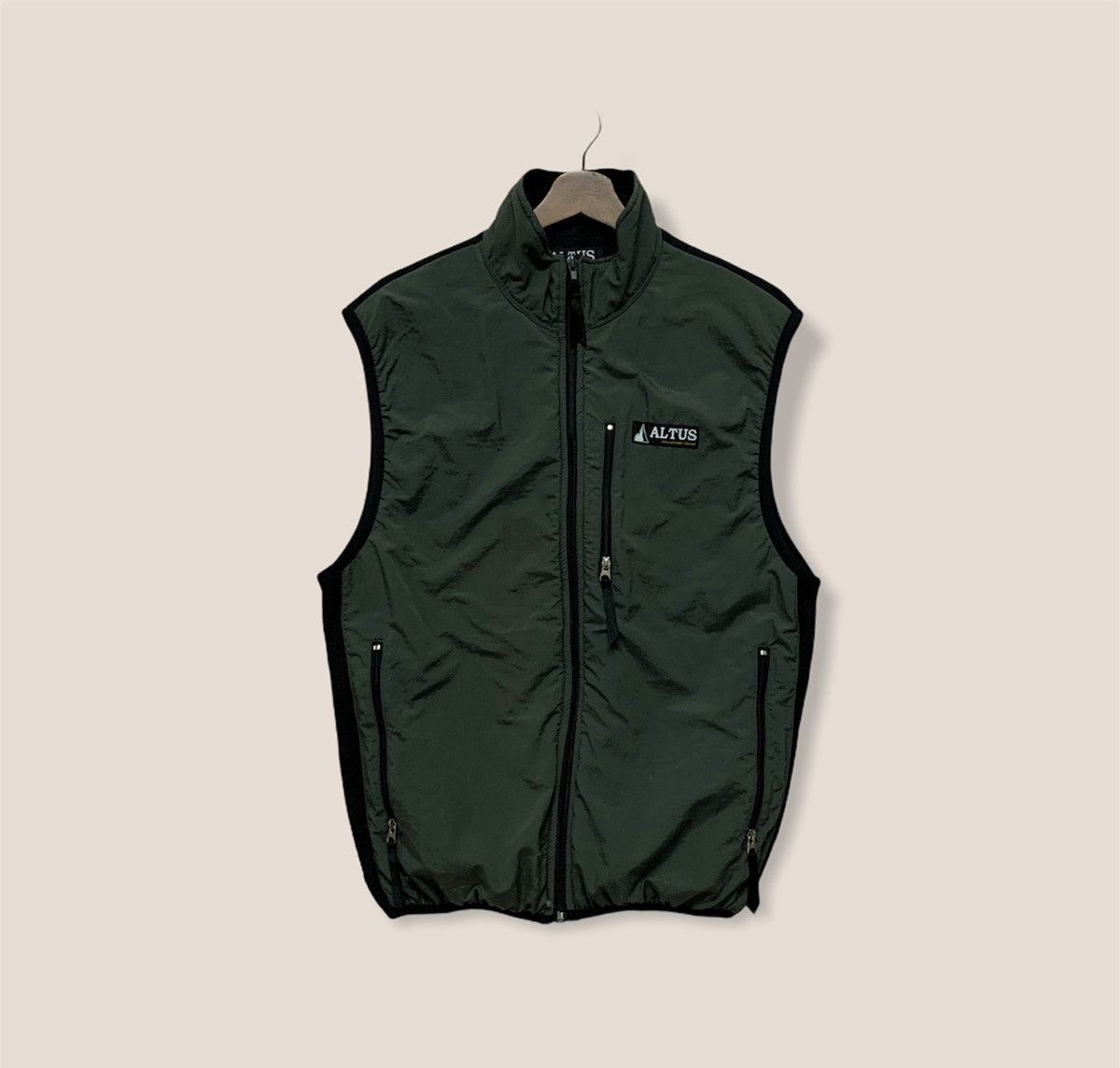 Polartec × Vintage Vintage Altus Mountain Gear Brand Zipper Vest Jacket Medium Size US M / EU 48-50 / 2 - 1 Thumbnail