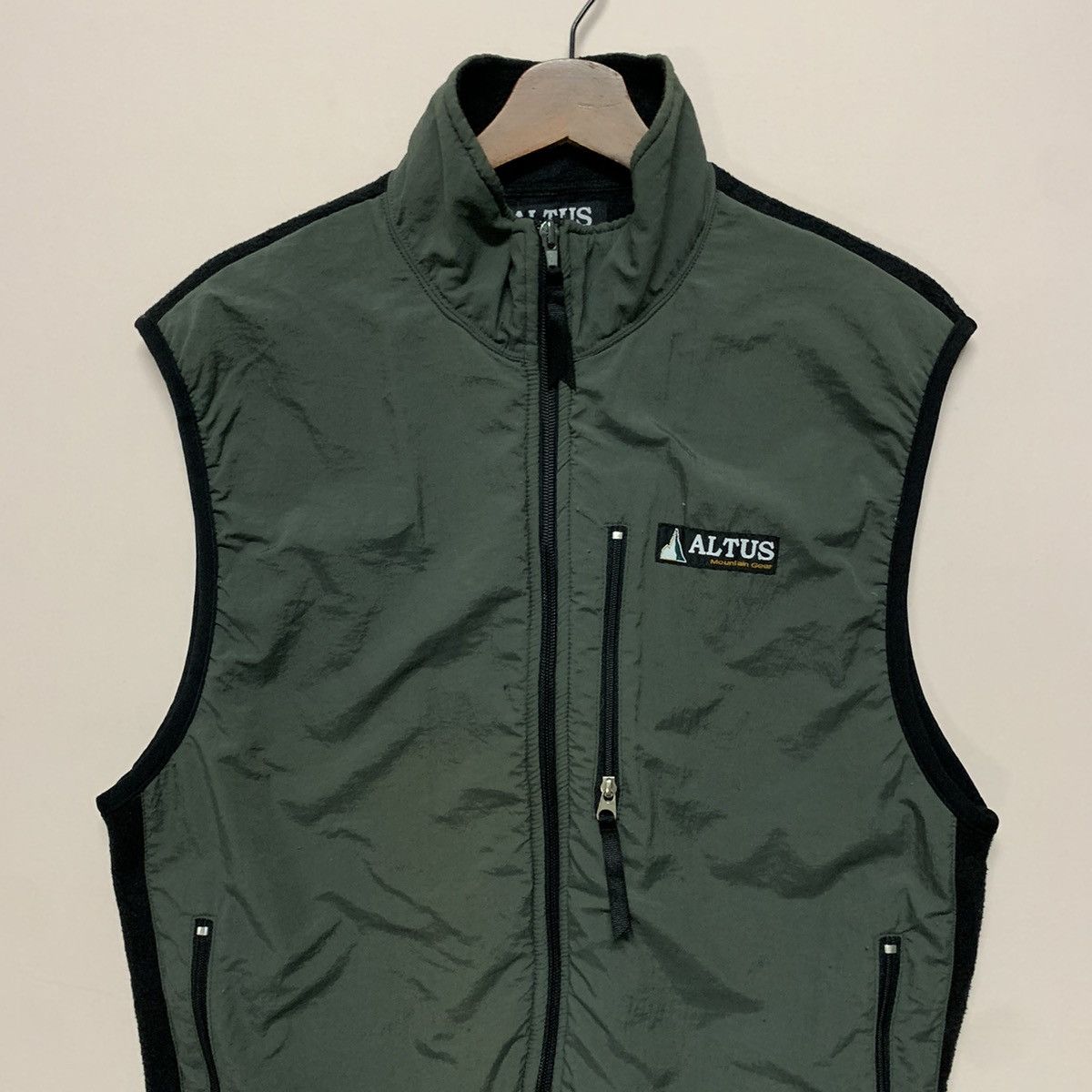 Polartec × Vintage Vintage Altus Mountain Gear Brand Zipper Vest Jacket Medium Size US M / EU 48-50 / 2 - 2 Thumbnail