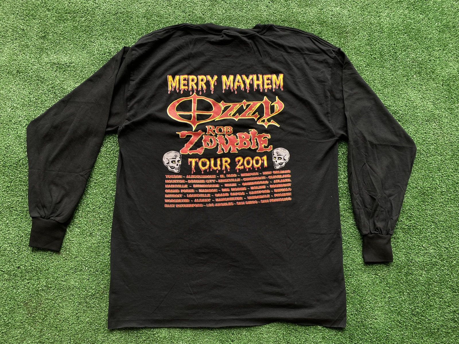 Vintage 2001 Ozzy Osbourne The Merry Mayhem Tour 2001 | Grailed