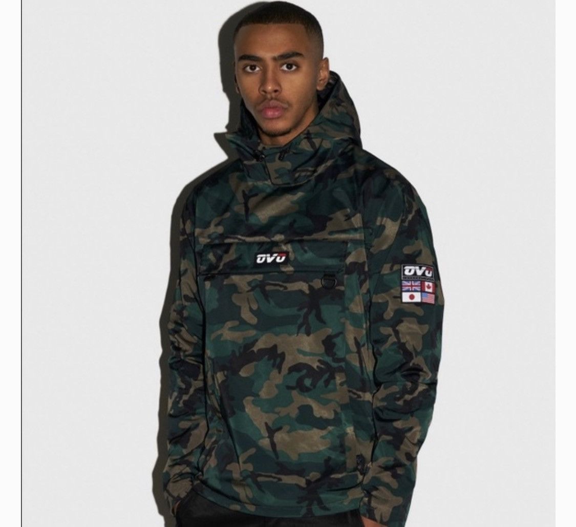 Drake Octobers Very Own OVO Camo runner nylon anorak jacket Grailed
