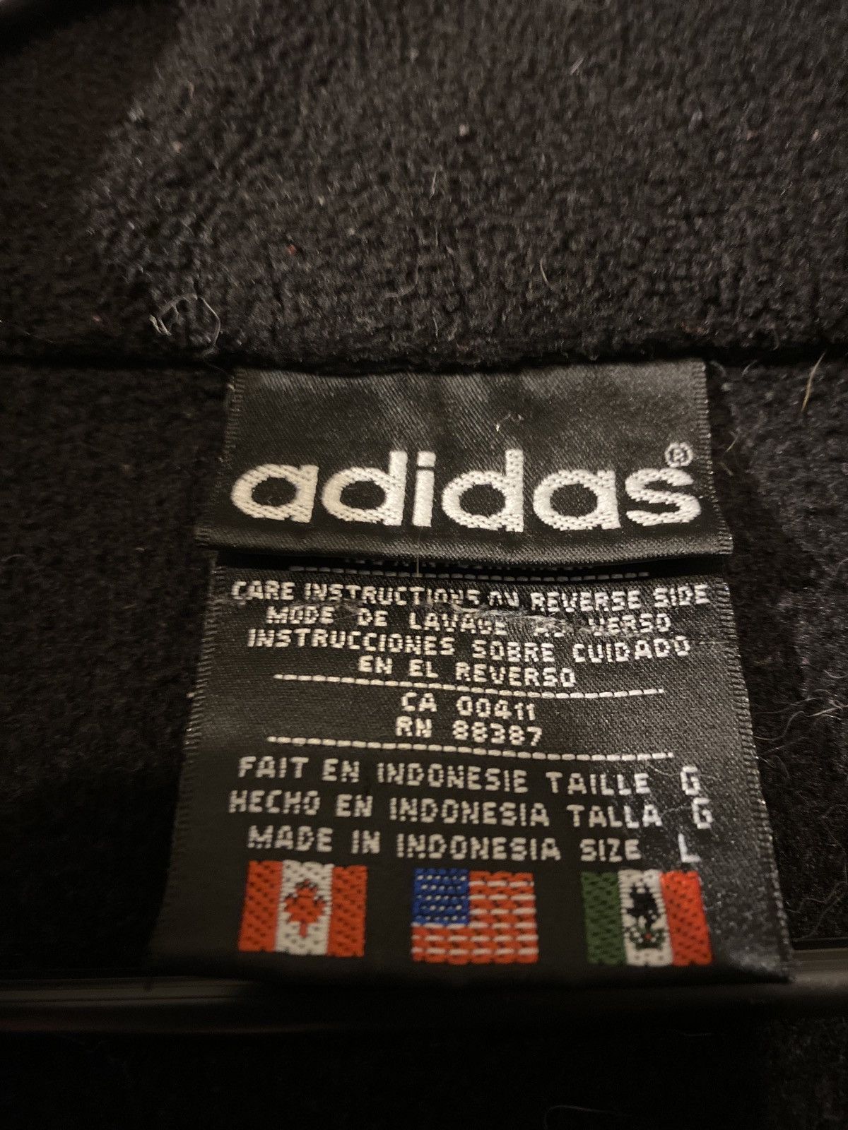 Adidas × Vintage Vintage 90s Adidas half zip pullover fleece Size US L / EU 52-54 / 3 - 3 Thumbnail