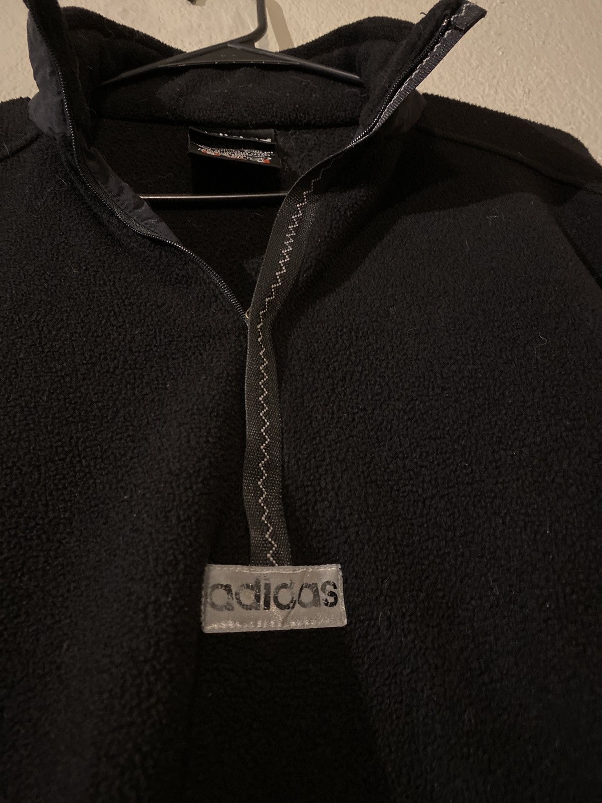 Adidas × Vintage Vintage 90s Adidas half zip pullover fleece Size US L / EU 52-54 / 3 - 2 Thumbnail