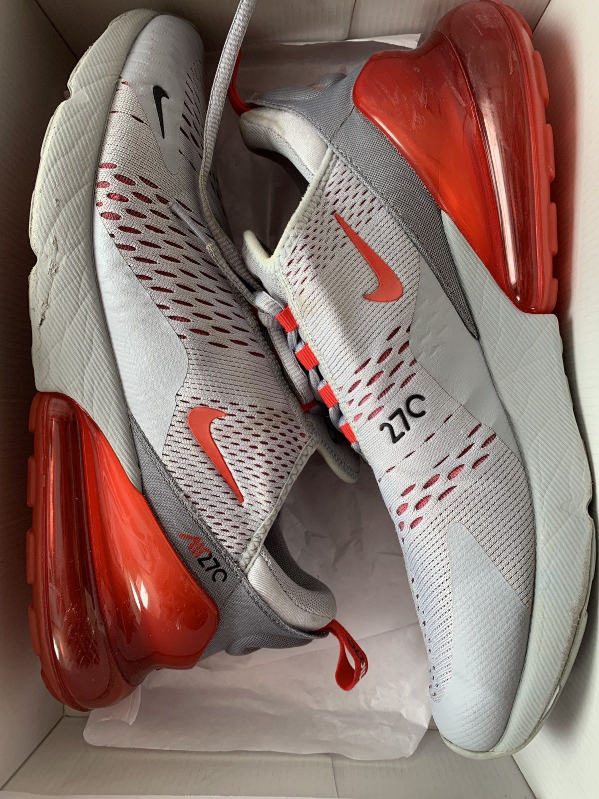 Nike Air Max 270S black volt wolf grey red Grailed
