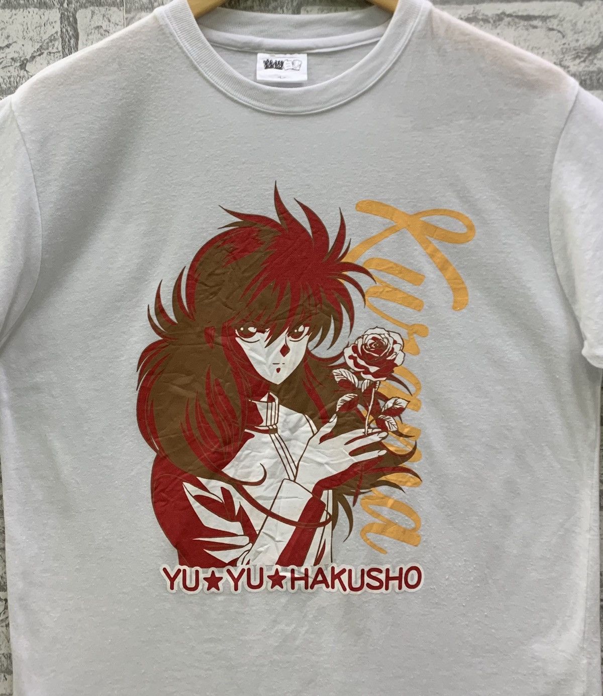 Anime RARE Yu Yu Hakusho Kurama Japanese Manga Anime Series Tshirt Size US L / EU 52-54 / 3 - 5 Thumbnail