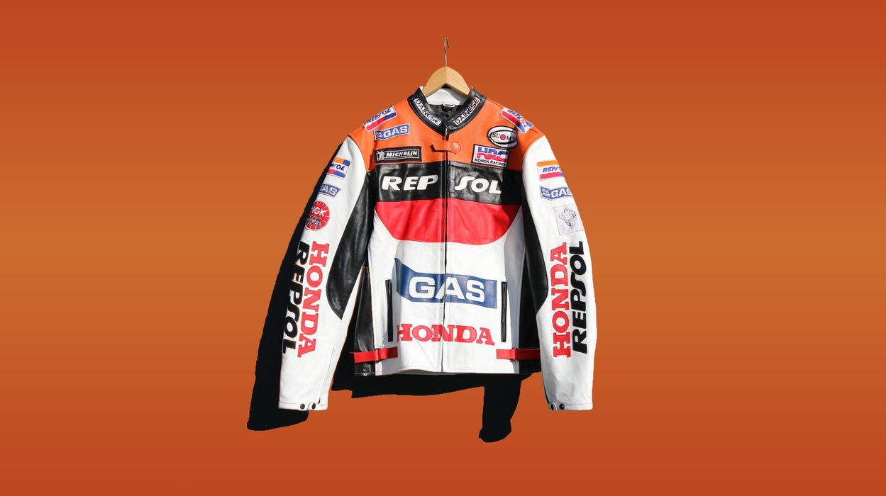 Vintage 2 𝗛𝗢𝗡𝗗𝗔 Leather Racing jackets Grailed