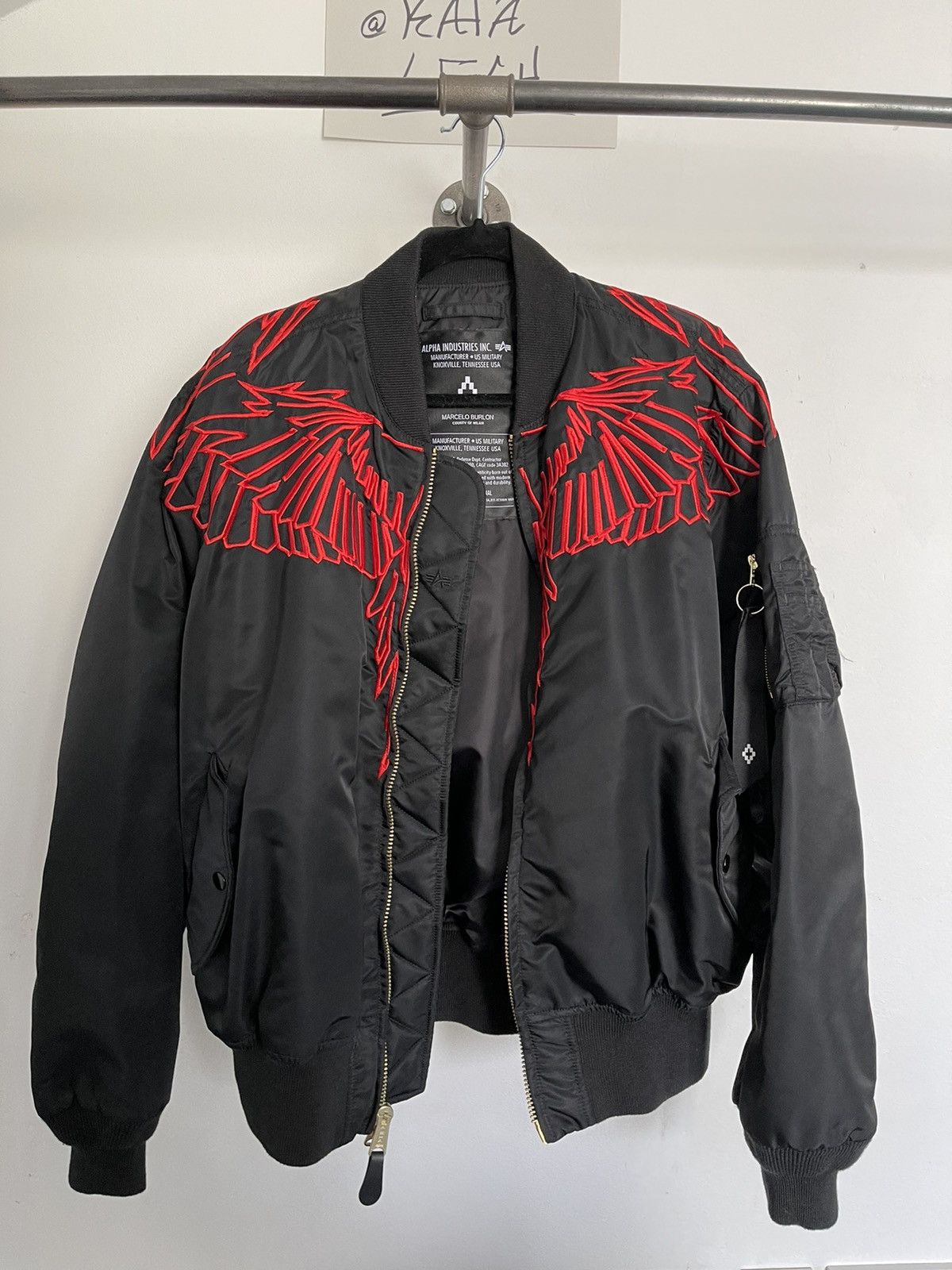 Marcelo Burlon Marcelo Burlon x Alpha Industries Bomber Jacket XL