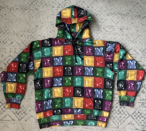 Supreme Supreme Blocks Hooded Sweatshirt | Grailed