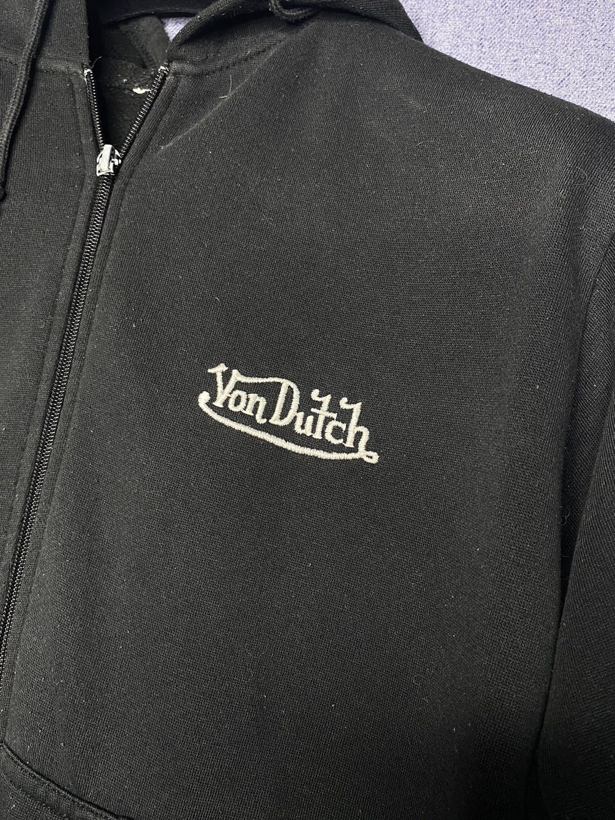 Vintage × Von Dutch Von dutch vintage eye zip hoodie back print Size US M / EU 48-50 / 2 - 3 Thumbnail
