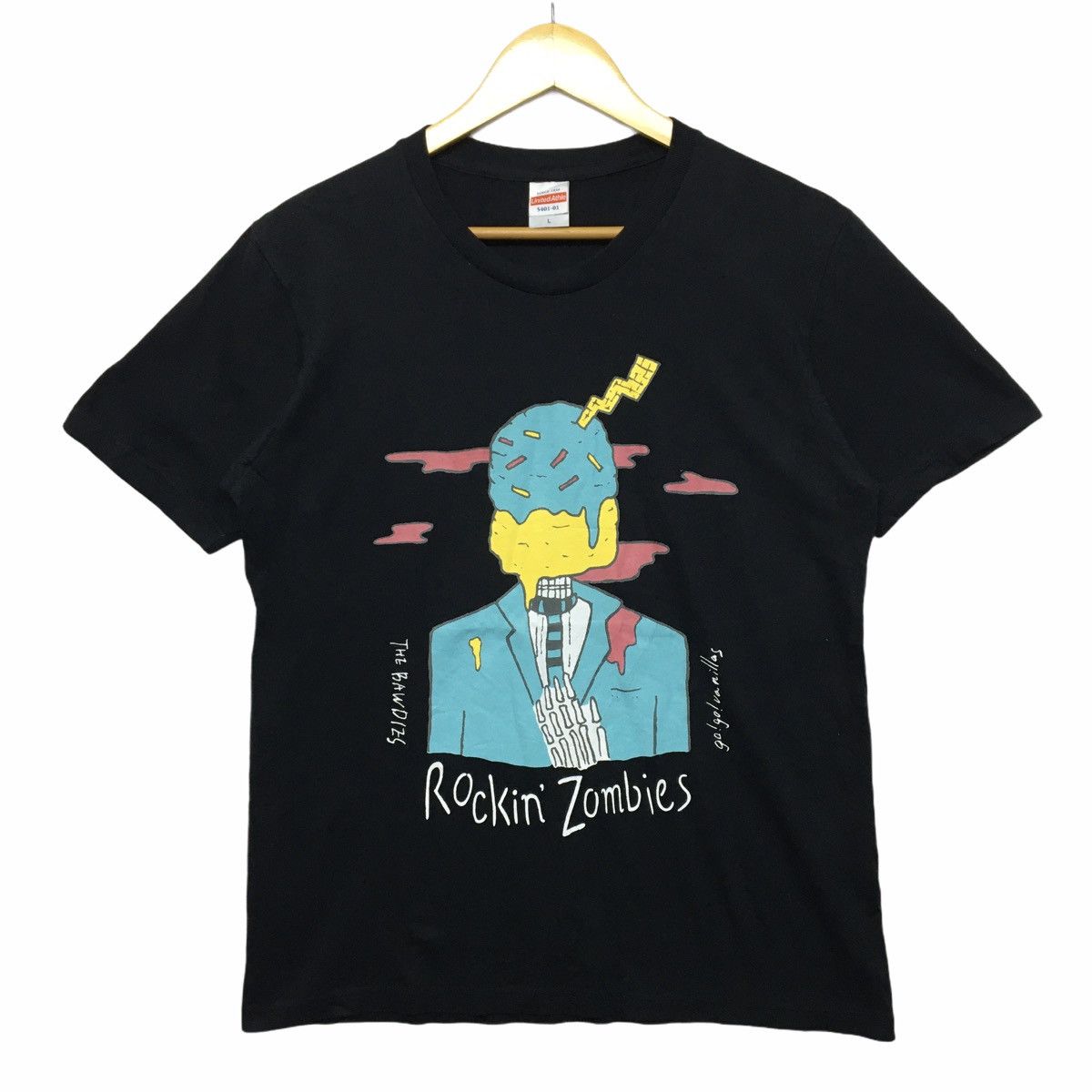 The BAWDIES x go!go!vanillas Rockin Zombies Tour Tee L Sz