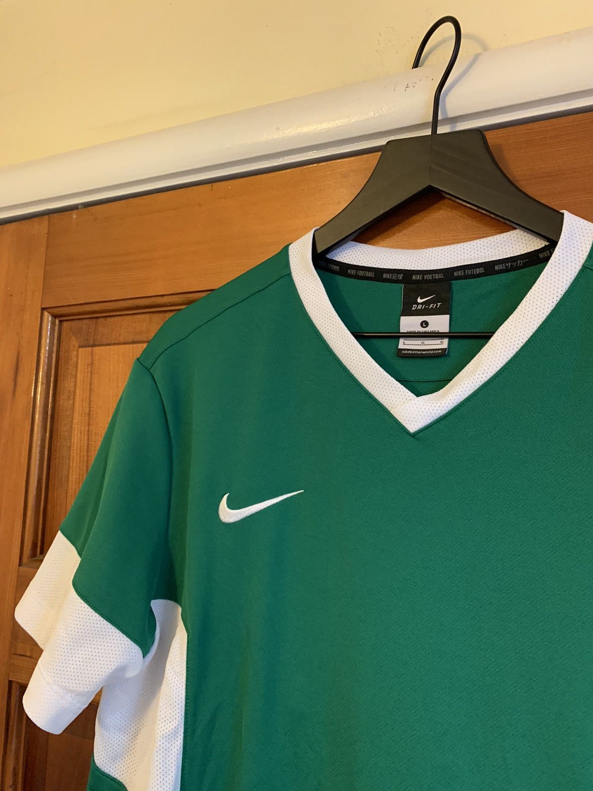 Nike *RARE* Vintage Nike Dri-Fit #19 Soccer Jersey - Size Large Size US L / EU 52-54 / 3 - 3 Thumbnail