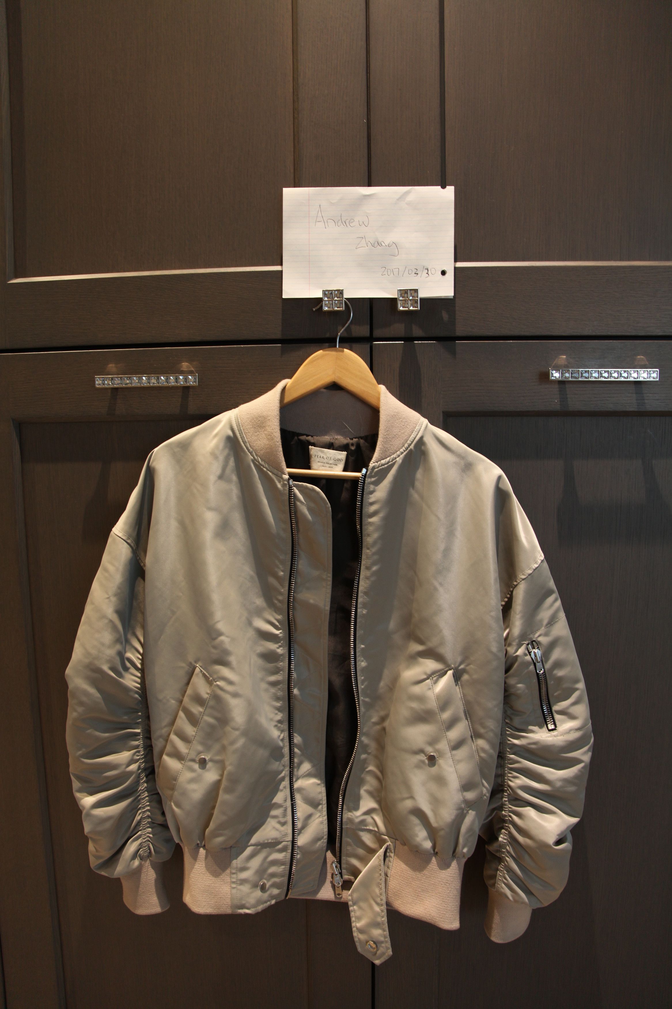 Fear of God 4th Collection Bomber - Silver | Grailed