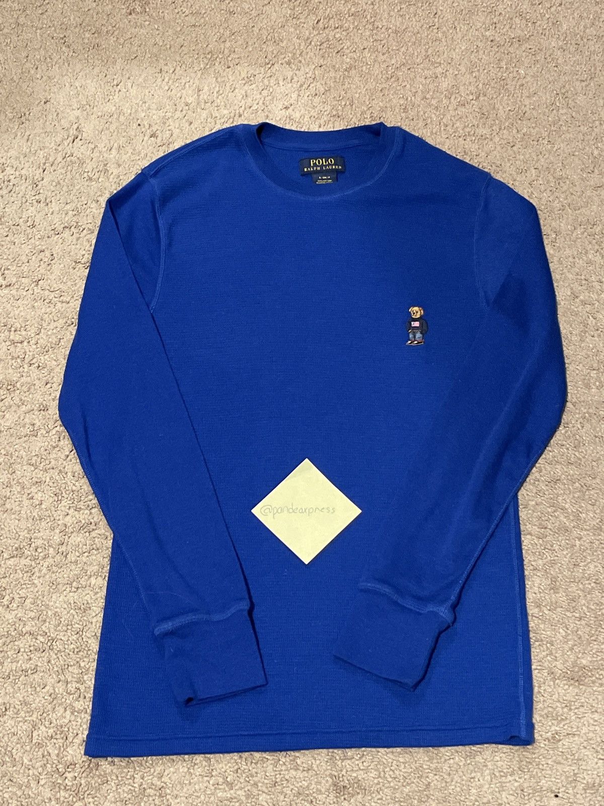 Polo Ralph Lauren Polo Ralph Lauren Bear Logo Thermal Longsleeve Size US S / EU 44-46 / 1 - 1 Thumbnail