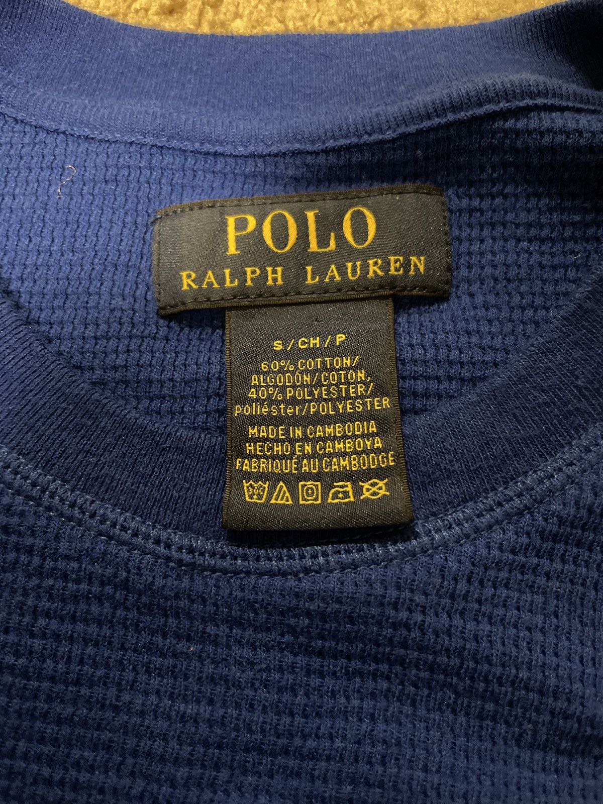 Polo Ralph Lauren Polo Ralph Lauren Bear Logo Thermal Longsleeve Size US S / EU 44-46 / 1 - 3 Thumbnail