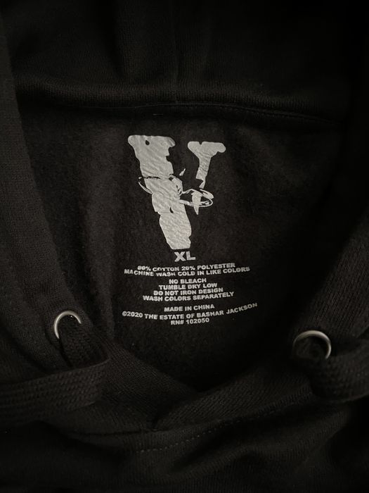 Vlone Pop Smoke x VLONE City Hoodie Black Grailed