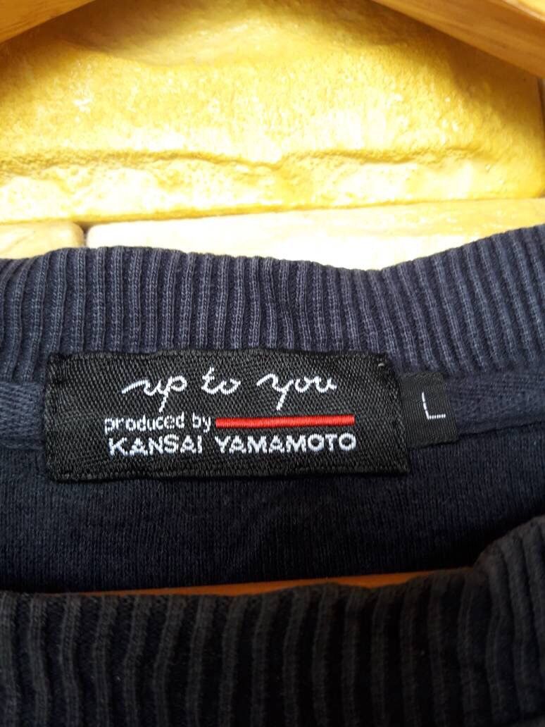 Designer × Japanese Brand × Kansai Yamamoto Vintage Kansai Yamamoto Japan Sweatshirts Size US L / EU 52-54 / 3 - 4 Thumbnail