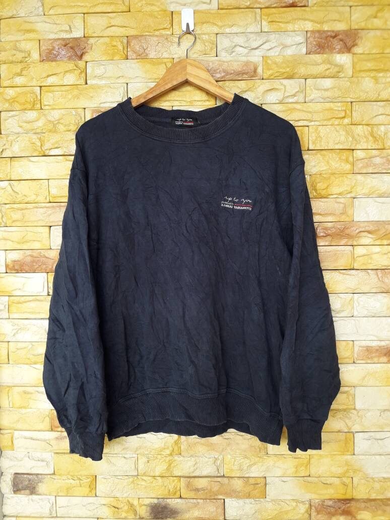 Designer × Japanese Brand × Kansai Yamamoto Vintage Kansai Yamamoto Japan Sweatshirts Size US L / EU 52-54 / 3 - 2 Thumbnail