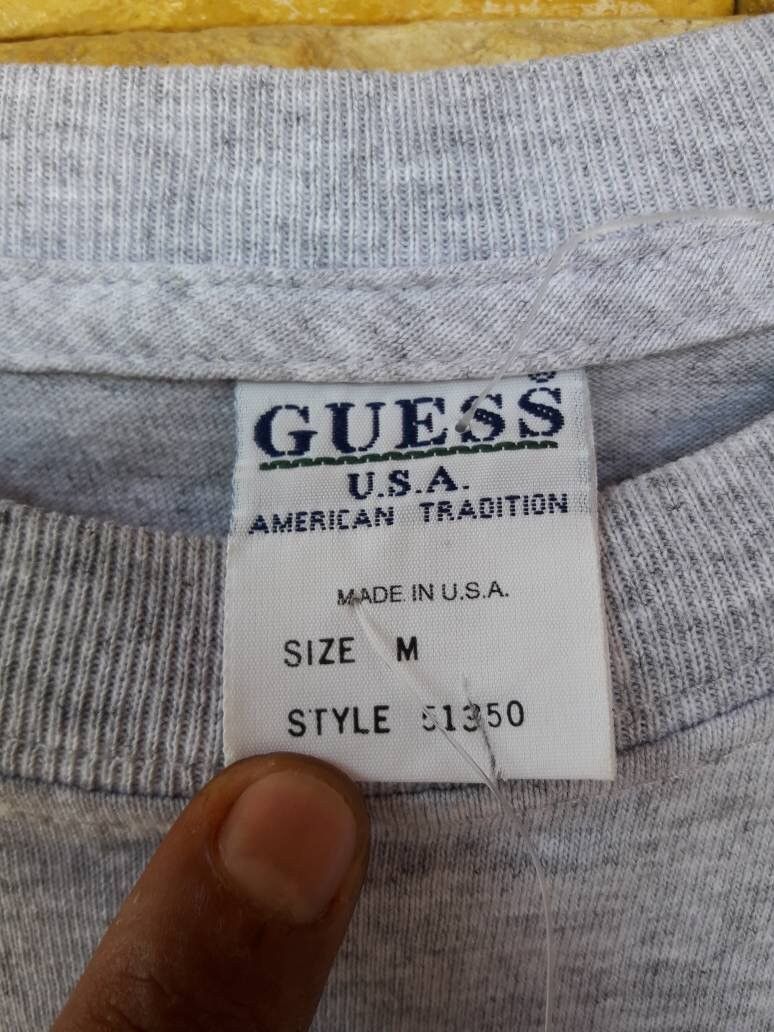Guess × Vintage Vintage Guess Jeans America Flag Tee Size US M / EU 48-50 / 2 - 3 Thumbnail