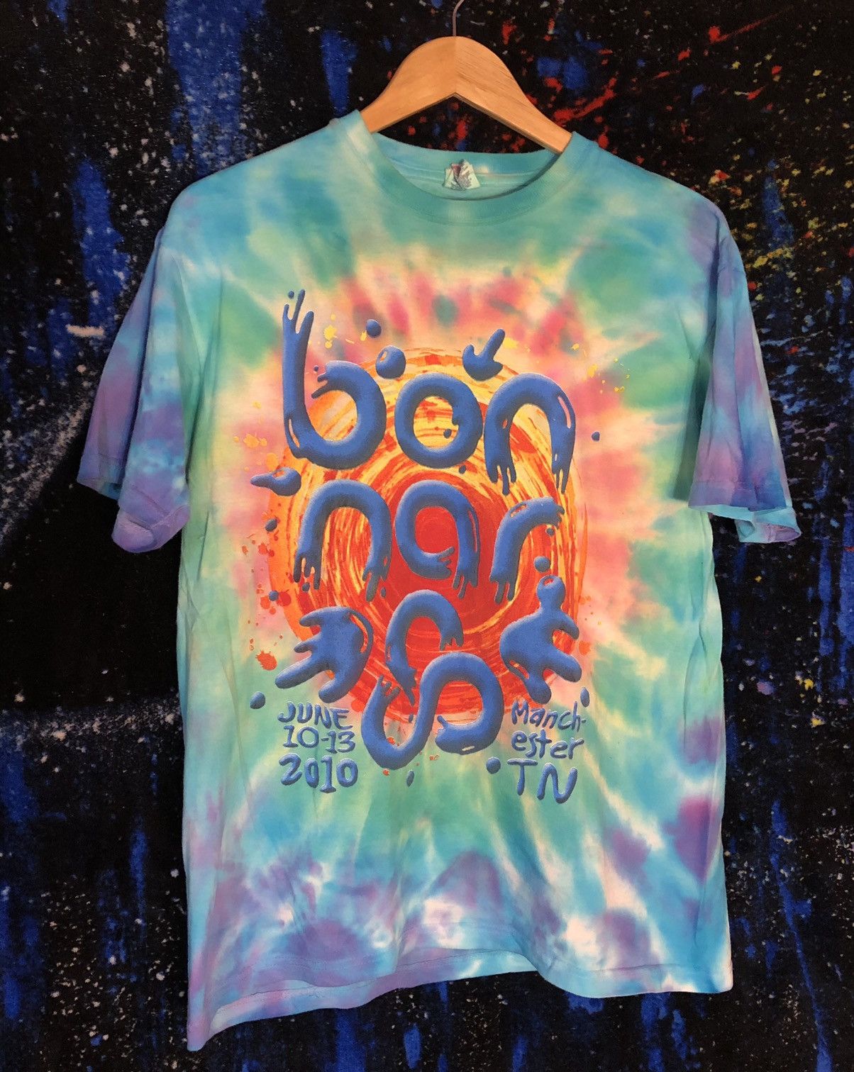 Tour Tee 2010 Bonnaroo Music & Arts Festival Tie Dye Tee | Grailed