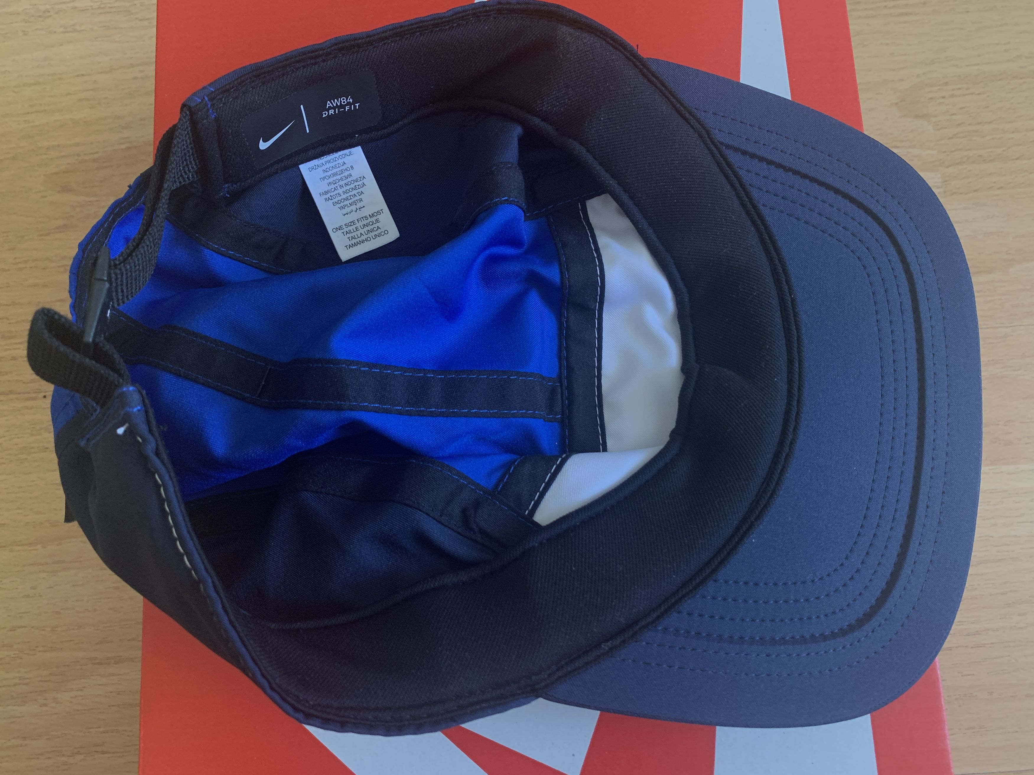 Nike Nike Air Max AW84 Cap Blue White Black 891297-100 | Grailed