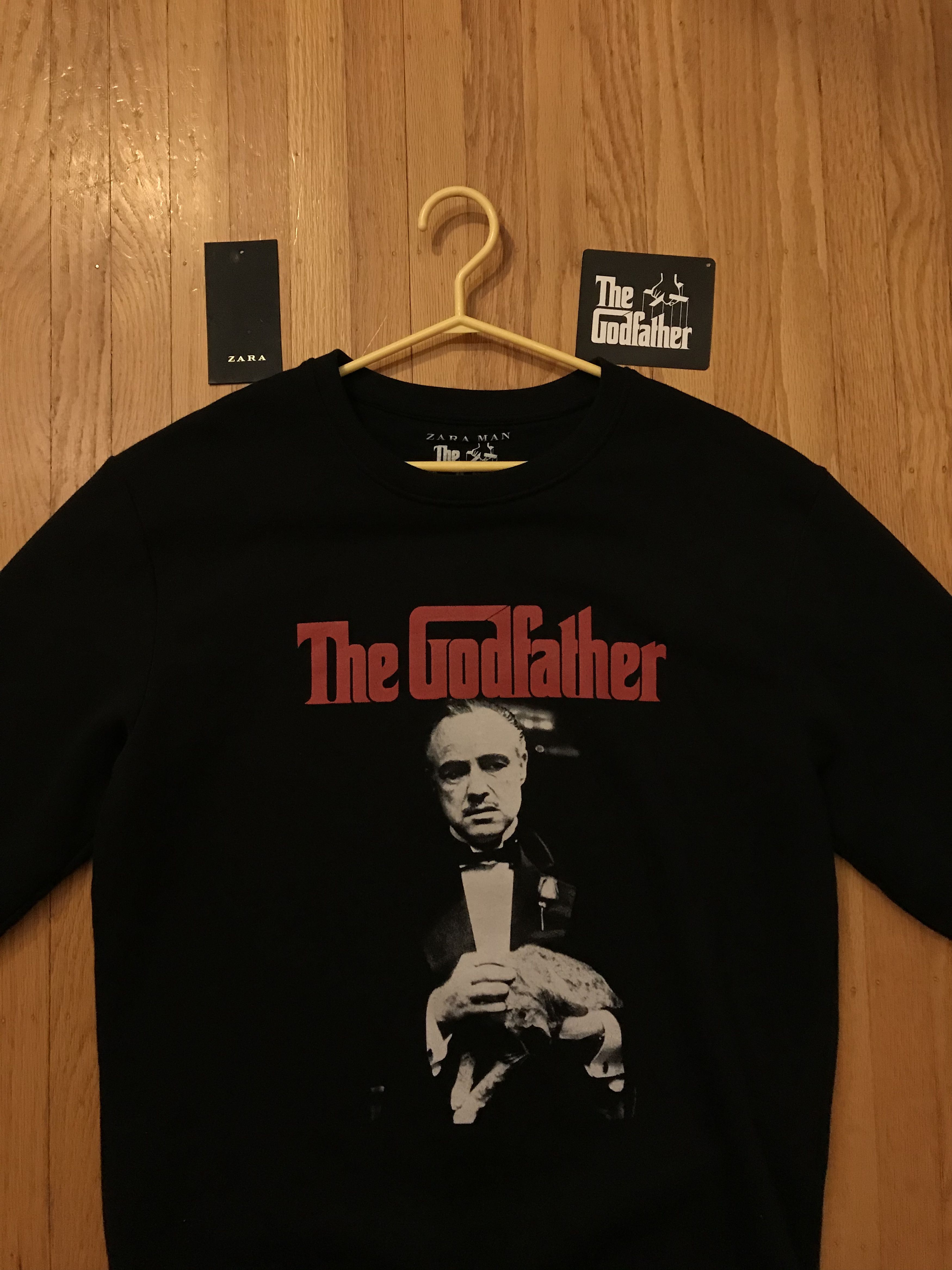 Zara Zara Man x The God Father Print Design Sweatshirt Grailed