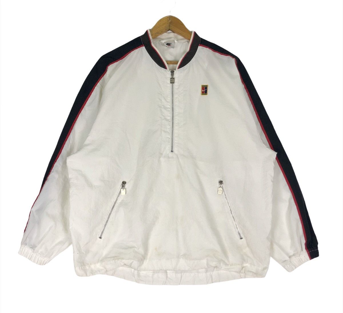 Nike × Vintage ☀️NIKE CHALLENGE COURT WINDBREAKER JACKET Size US L / EU 52-54 / 3 - 1 Thumbnail