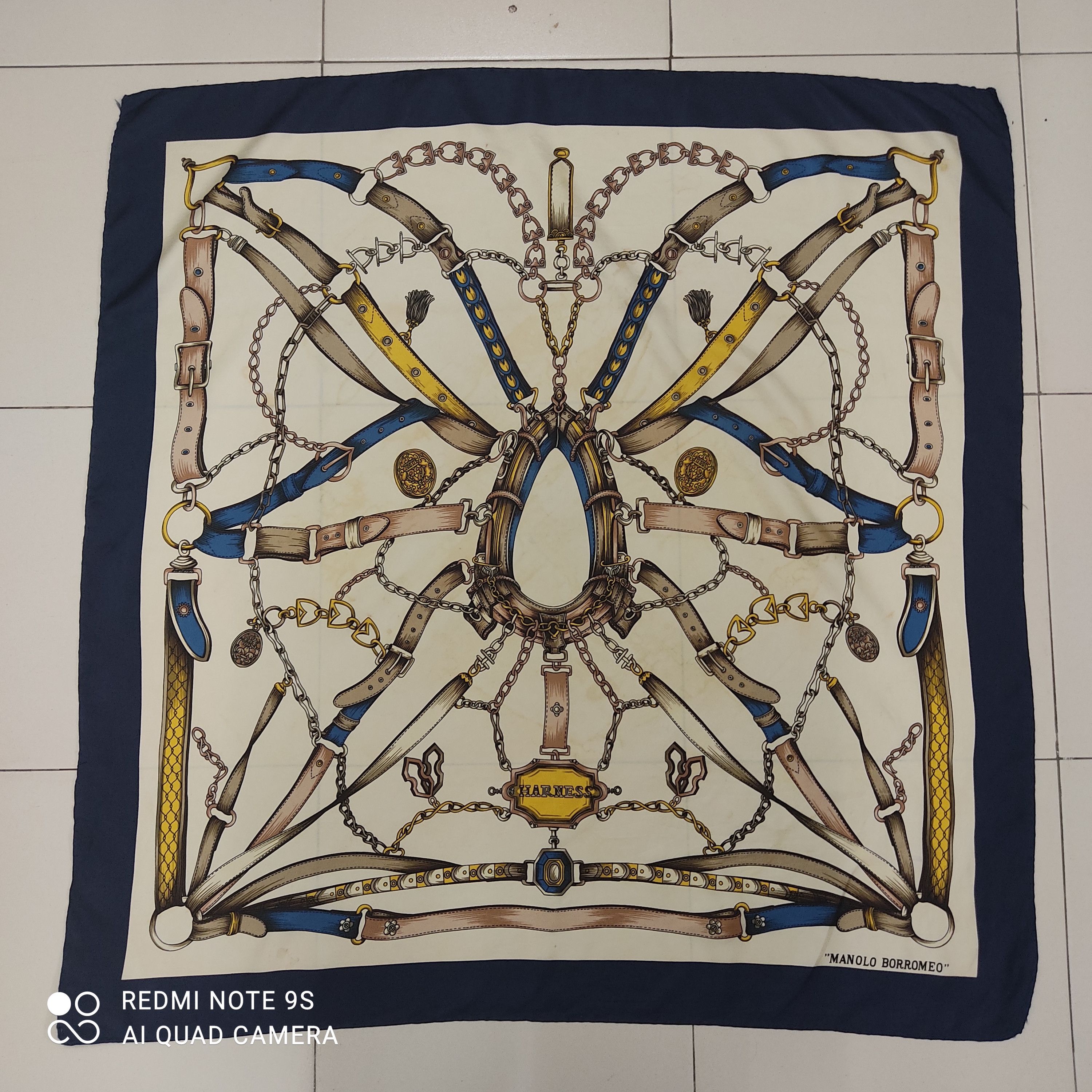 Vintage Harness Manolo Borromeo Scarves