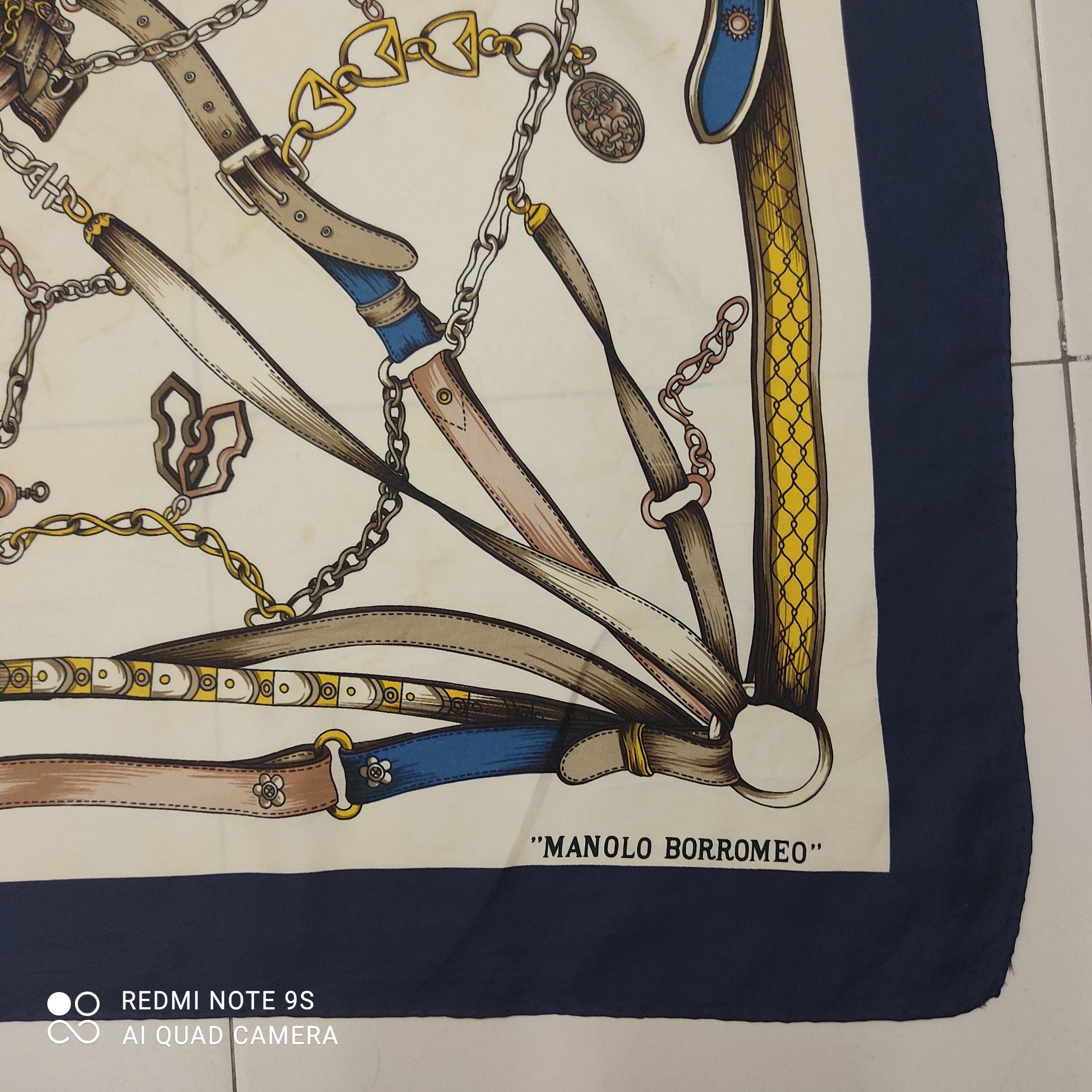 Vintage Harness Manolo Borromeo Scarves