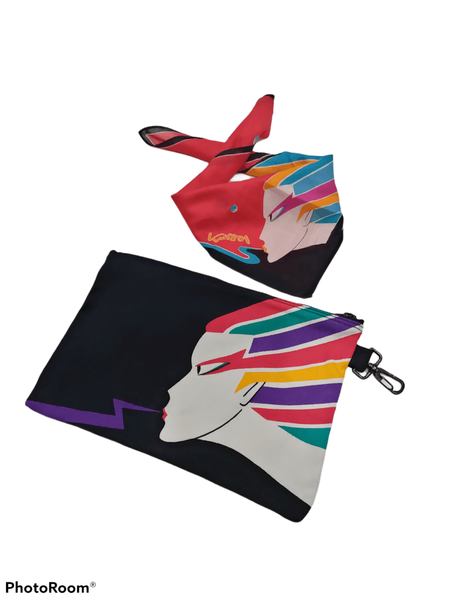 Kansai Yamamoto × Vintage VINTAGE KANSAI YAMAMOTO HANDKERCHIEF SMALL POUCH Size ONE SIZE - 1 Thumbnail