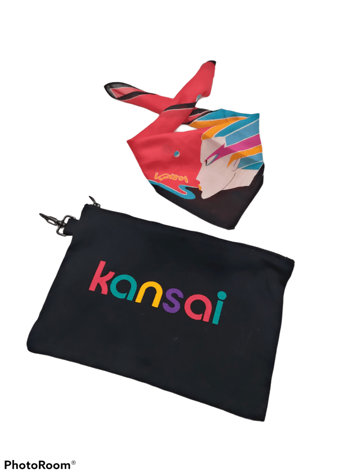 Kansai Yamamoto × Vintage VINTAGE KANSAI YAMAMOTO HANDKERCHIEF SMALL POUCH Size ONE SIZE - 2 Thumbnail