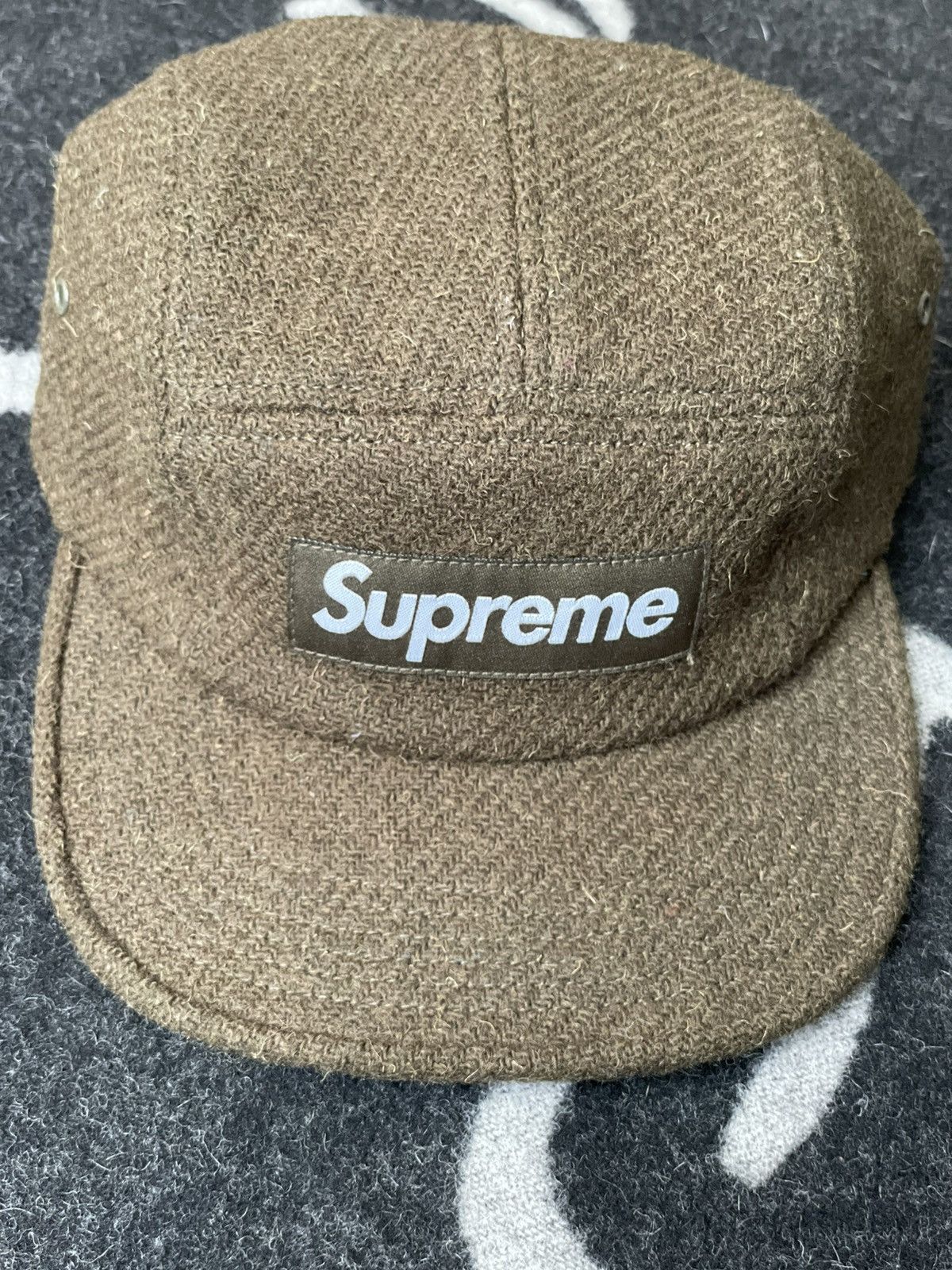 Supreme Featherweight Wool Camp Cap - Olive | Grailed