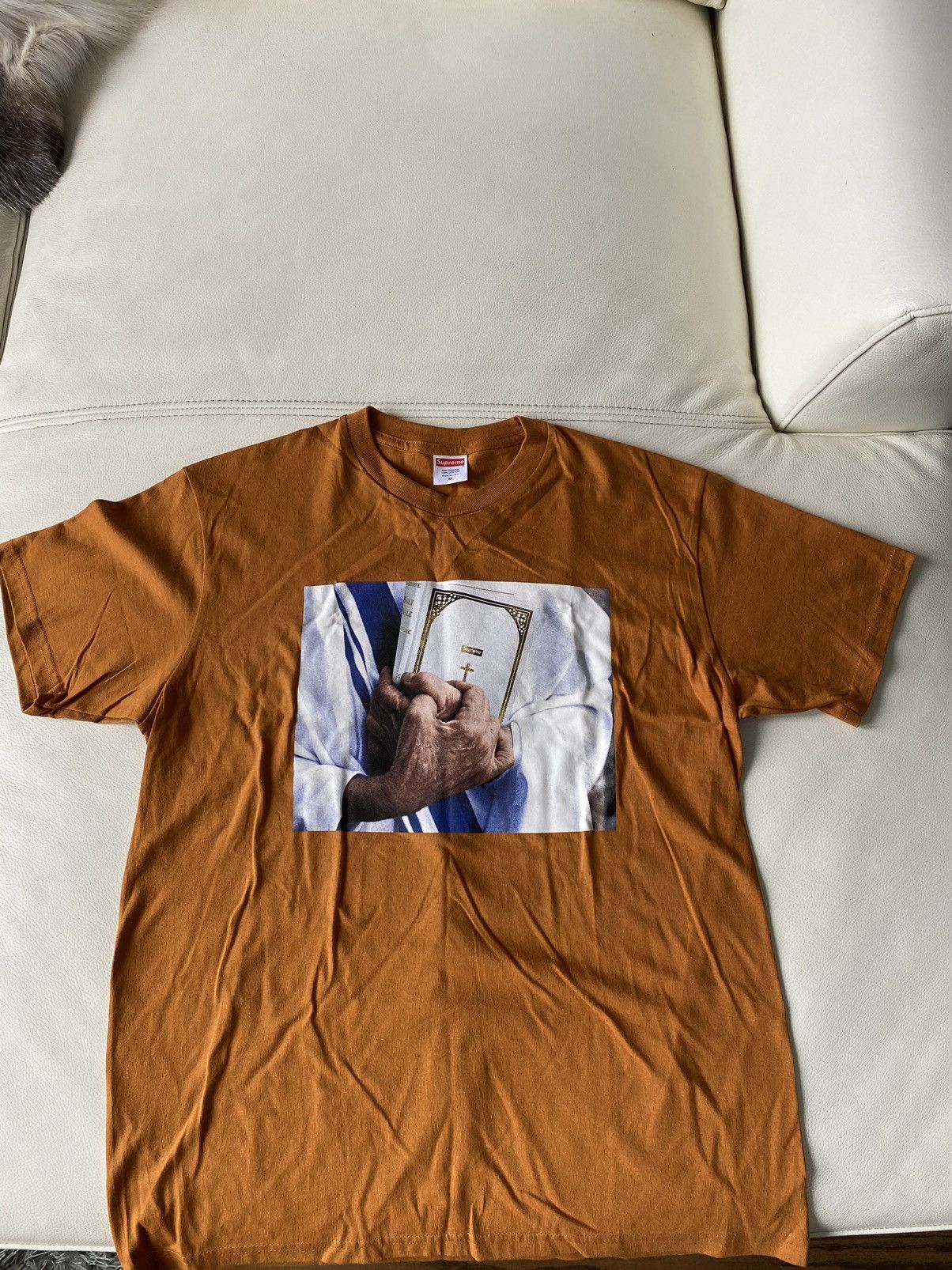 Supreme bible tee sales