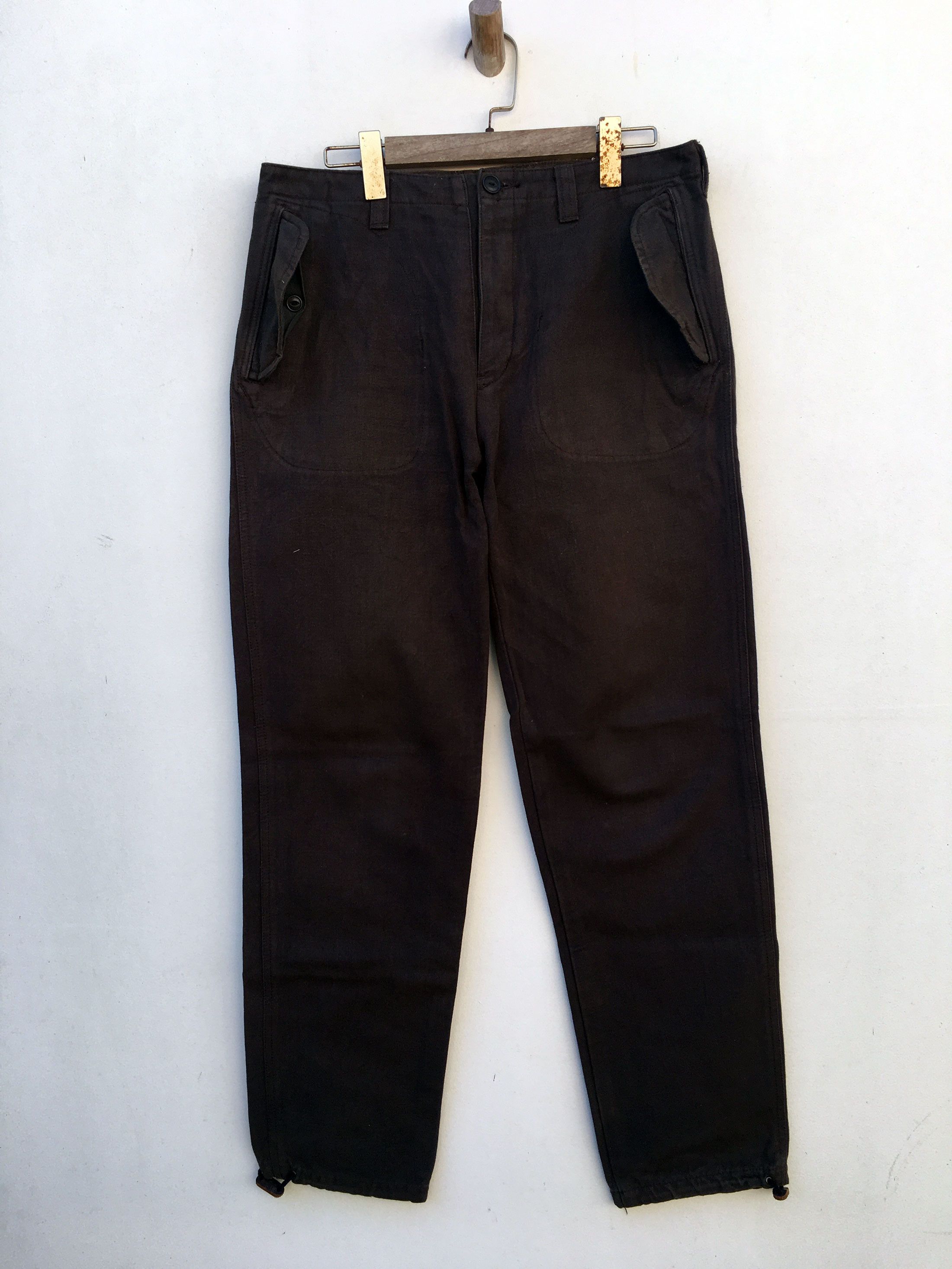 Designer Made in Japan Bottom Drawstring Folded Pocket Pant | Grailed