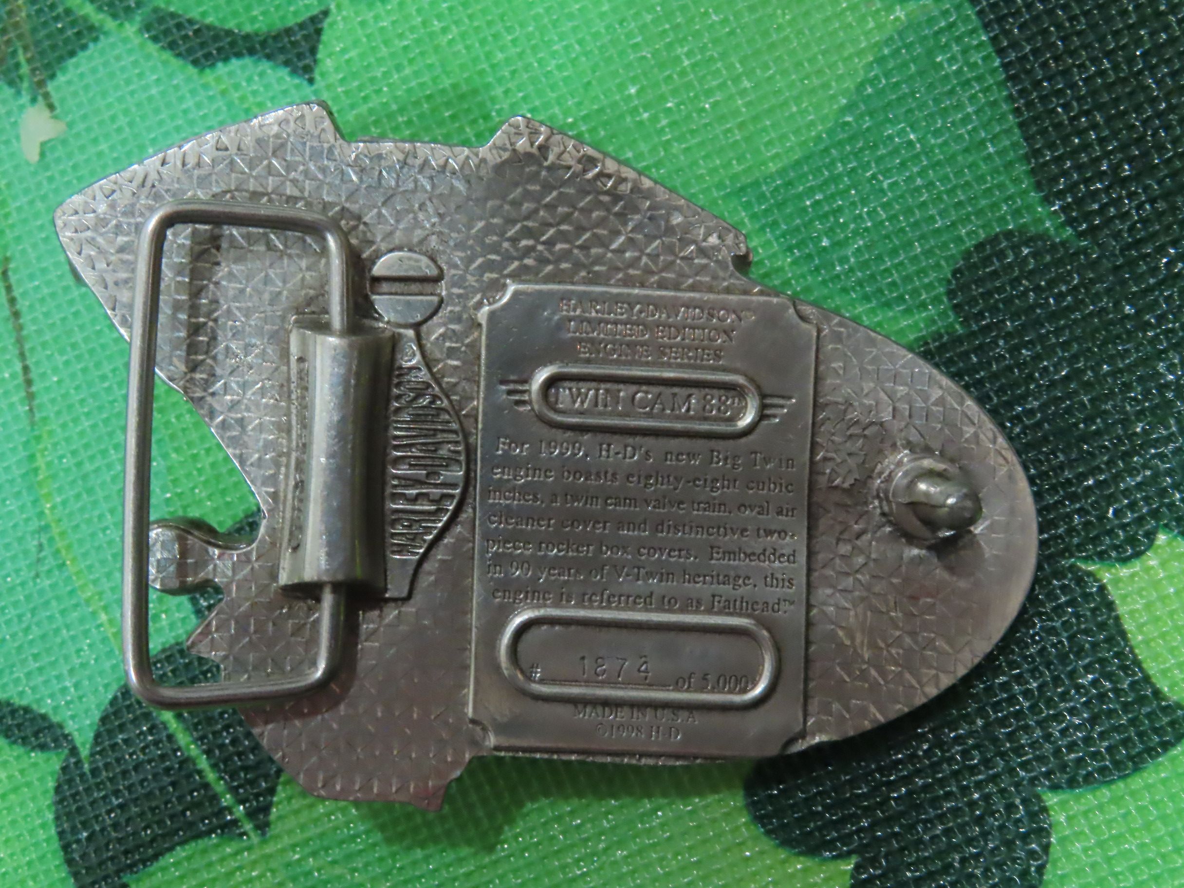 Harley Davidson Vintage Buckle Belt Harley Davidson LIMITED EDITION Size ONE SIZE - 2 Thumbnail