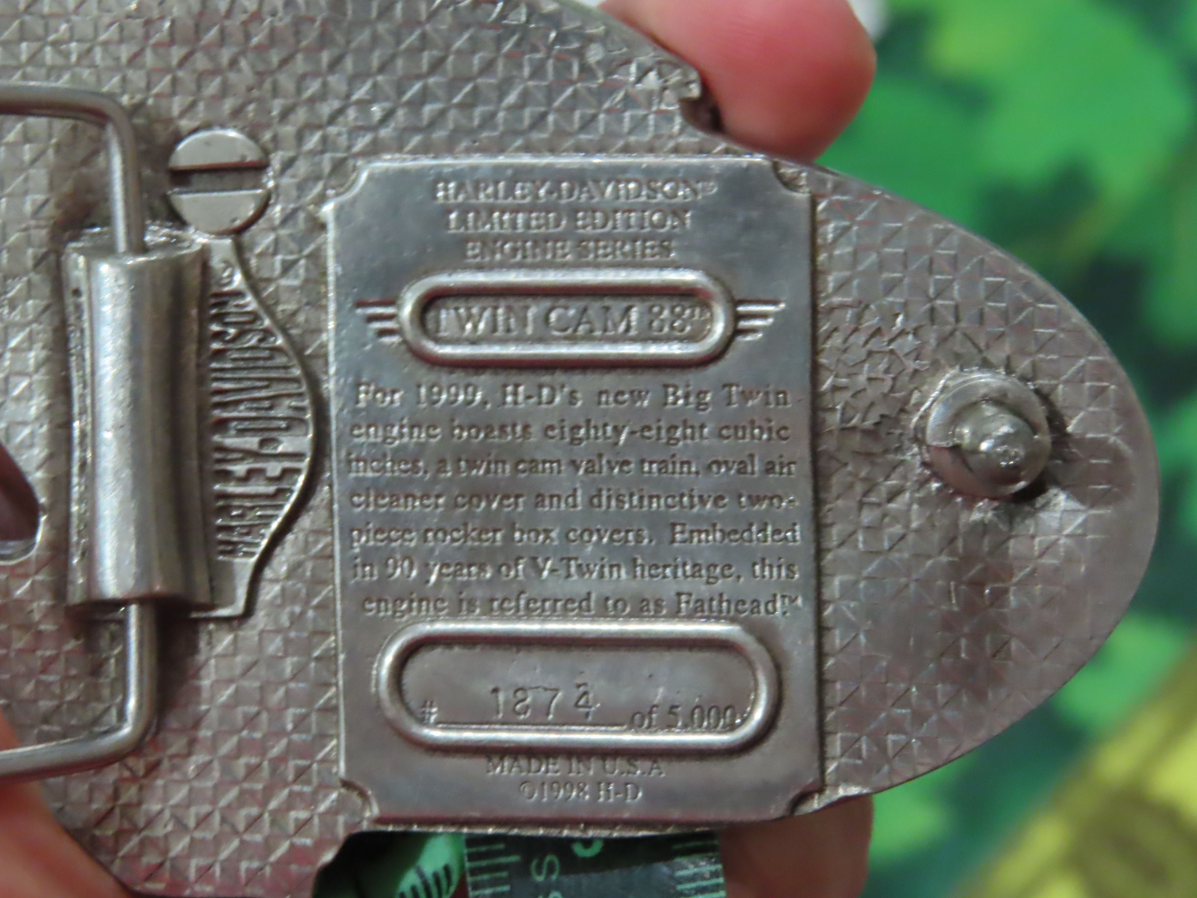 Harley Davidson Vintage Buckle Belt Harley Davidson LIMITED EDITION Size ONE SIZE - 7 Thumbnail
