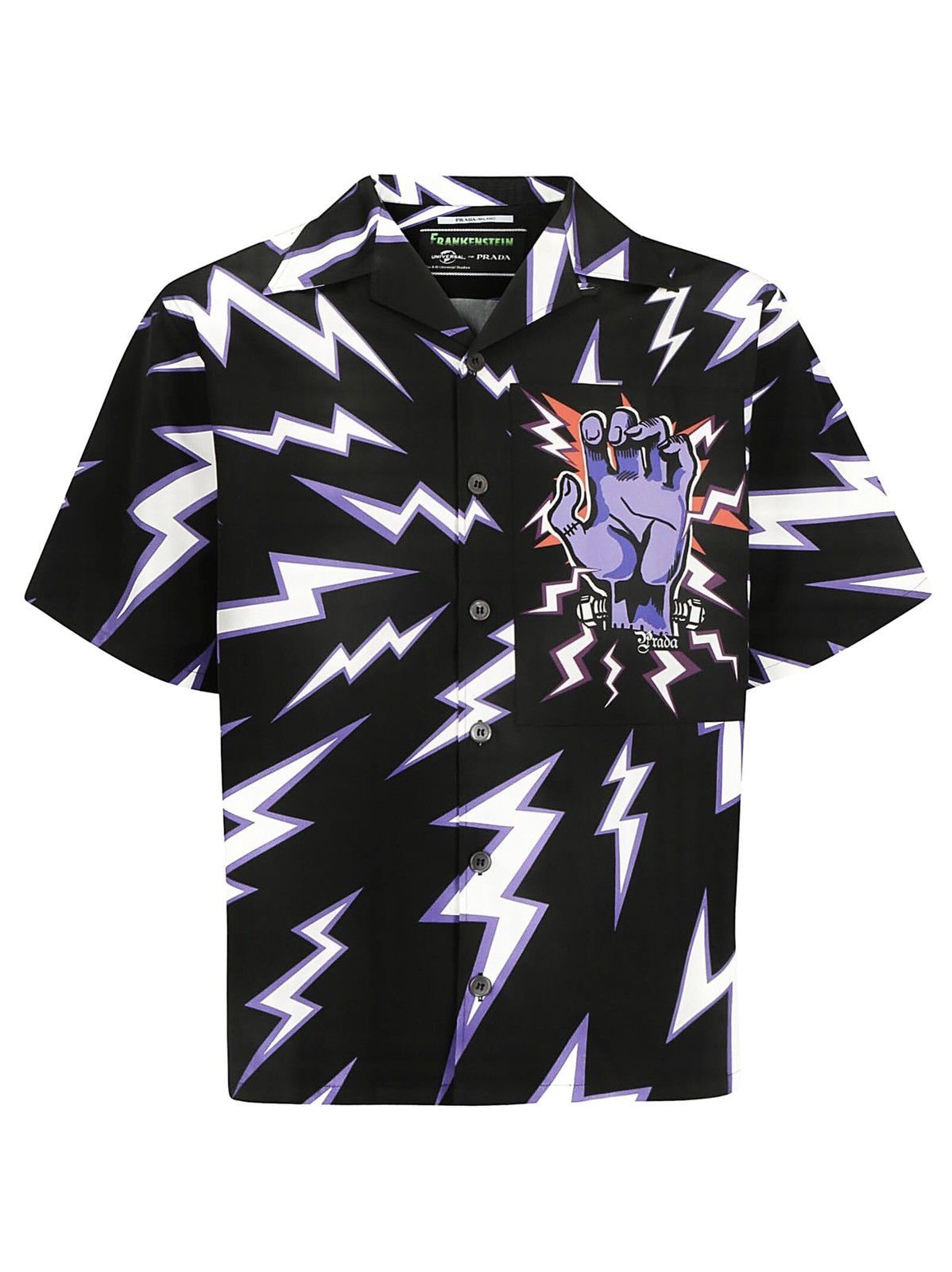 Prada Prada x Universal Studios AW19 Frankenstein Bowling Shirt | Grailed