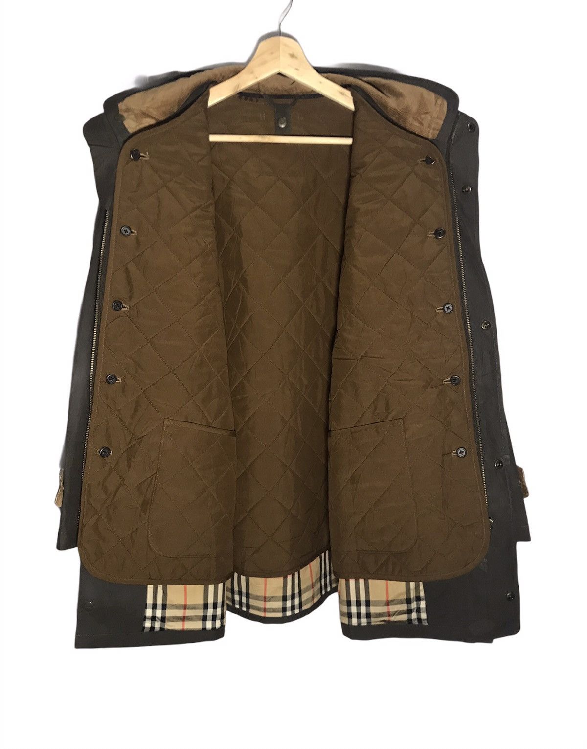 Burberry Burberrys' 4 Pockets Military Green Jacket Size US L / EU 52-54 / 3 - 7 Thumbnail