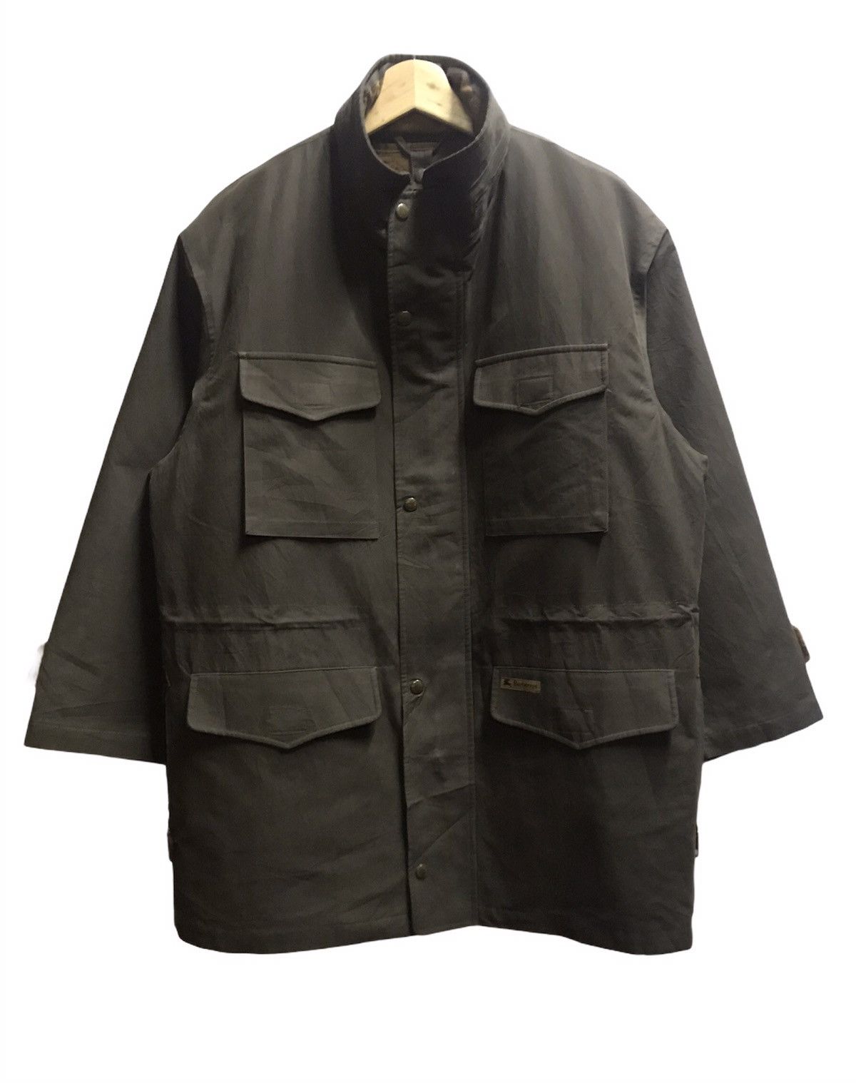 Burberry Burberrys' 4 Pockets Military Green Jacket Size US L / EU 52-54 / 3 - 1 Thumbnail