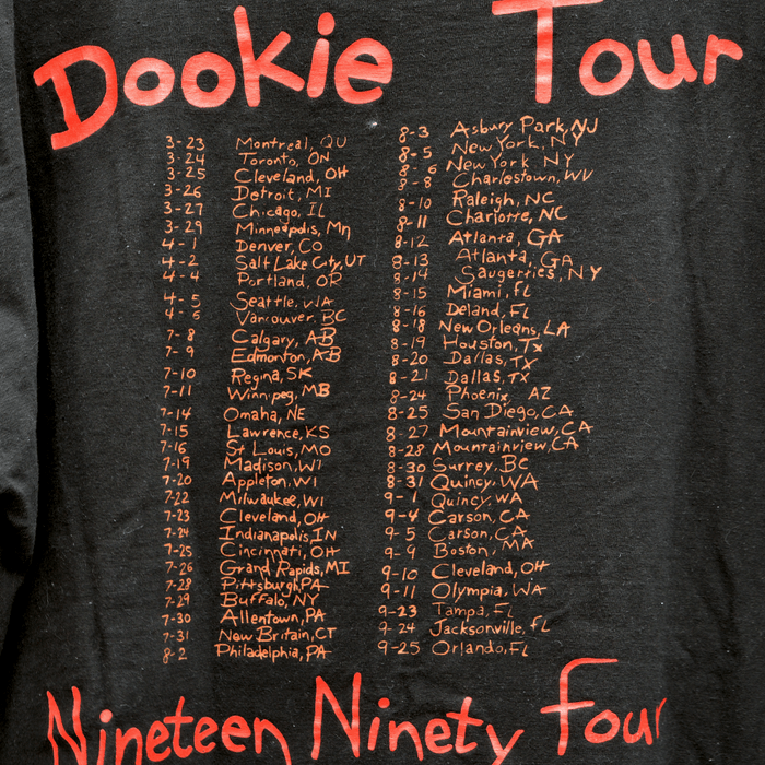 Vintage Vintage 1994 Green Day Dookie Tour Rock Band Shirt | Grailed