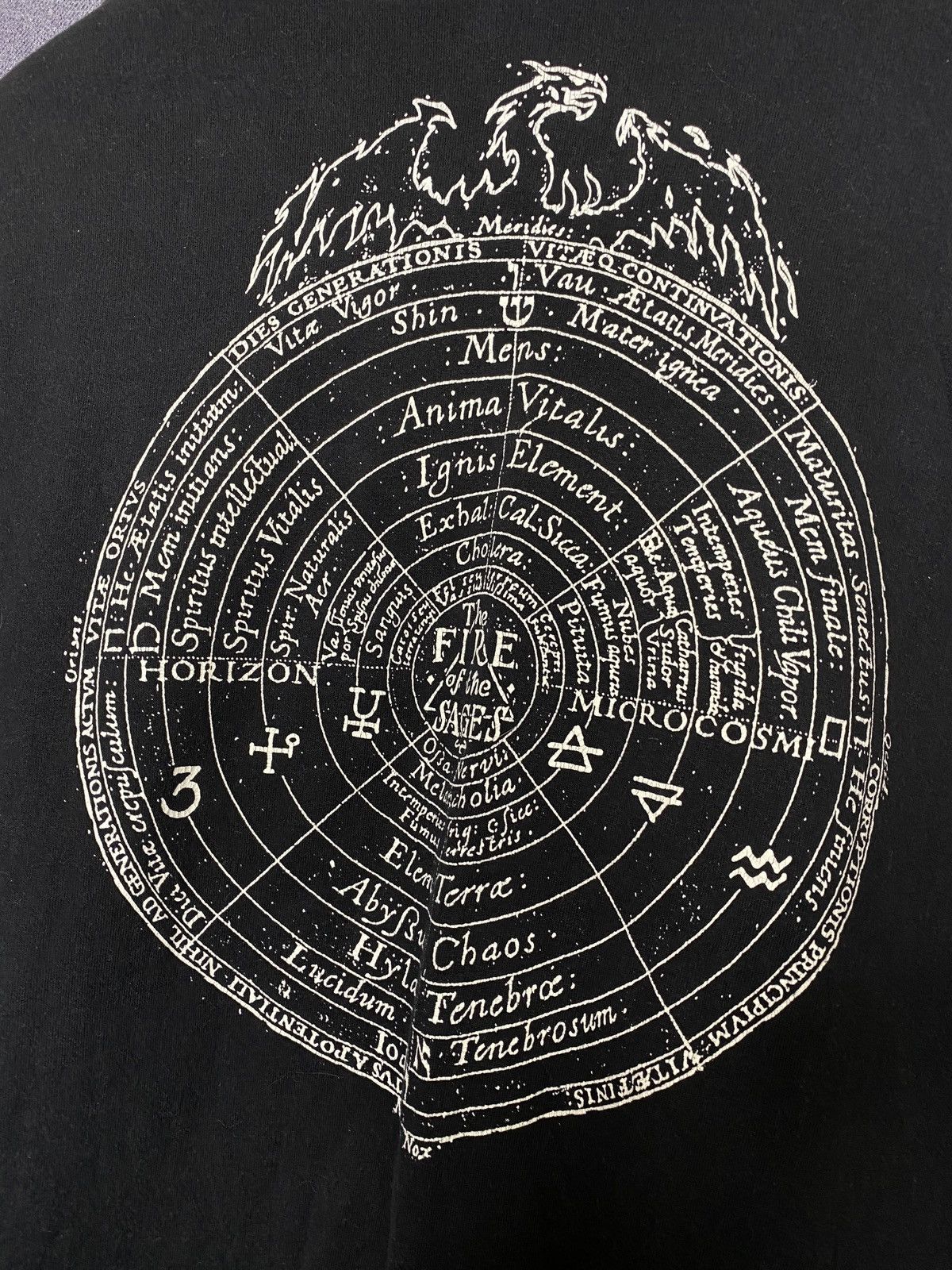 Alchemy Equipment × Vintage Alchemy gothic fire of the Sages VTG 90s longsleeve t shirt Size US XL / EU 56 / 4 - 4 Thumbnail