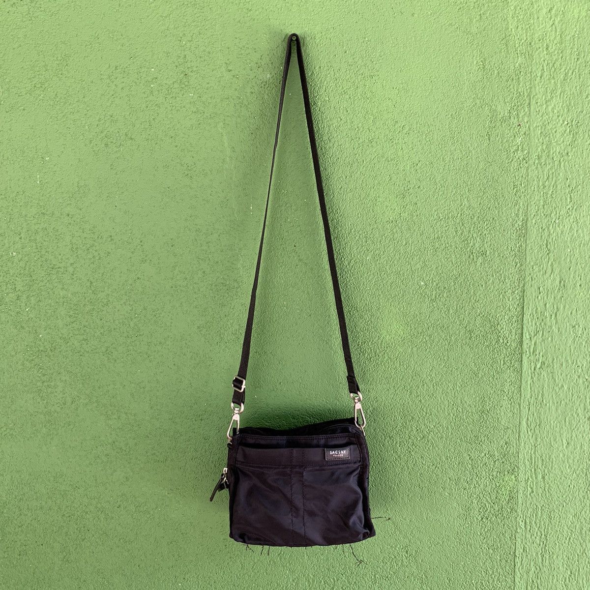 Yohji Yamamoto Sacsny YSaccs Sling Bag Crossbody Bag in Black, Men's