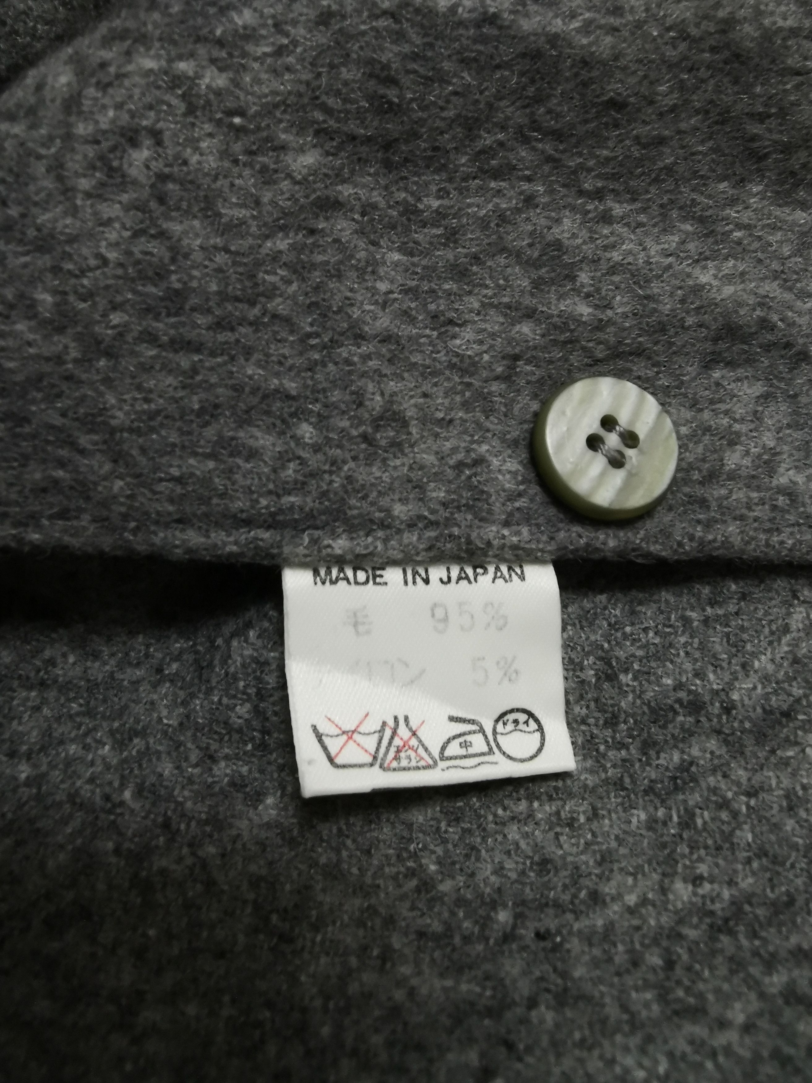 Designer × Japanese Brand × Y's Y's Wool Zipper Coat Size US M / EU 48-50 / 2 - 4 Thumbnail