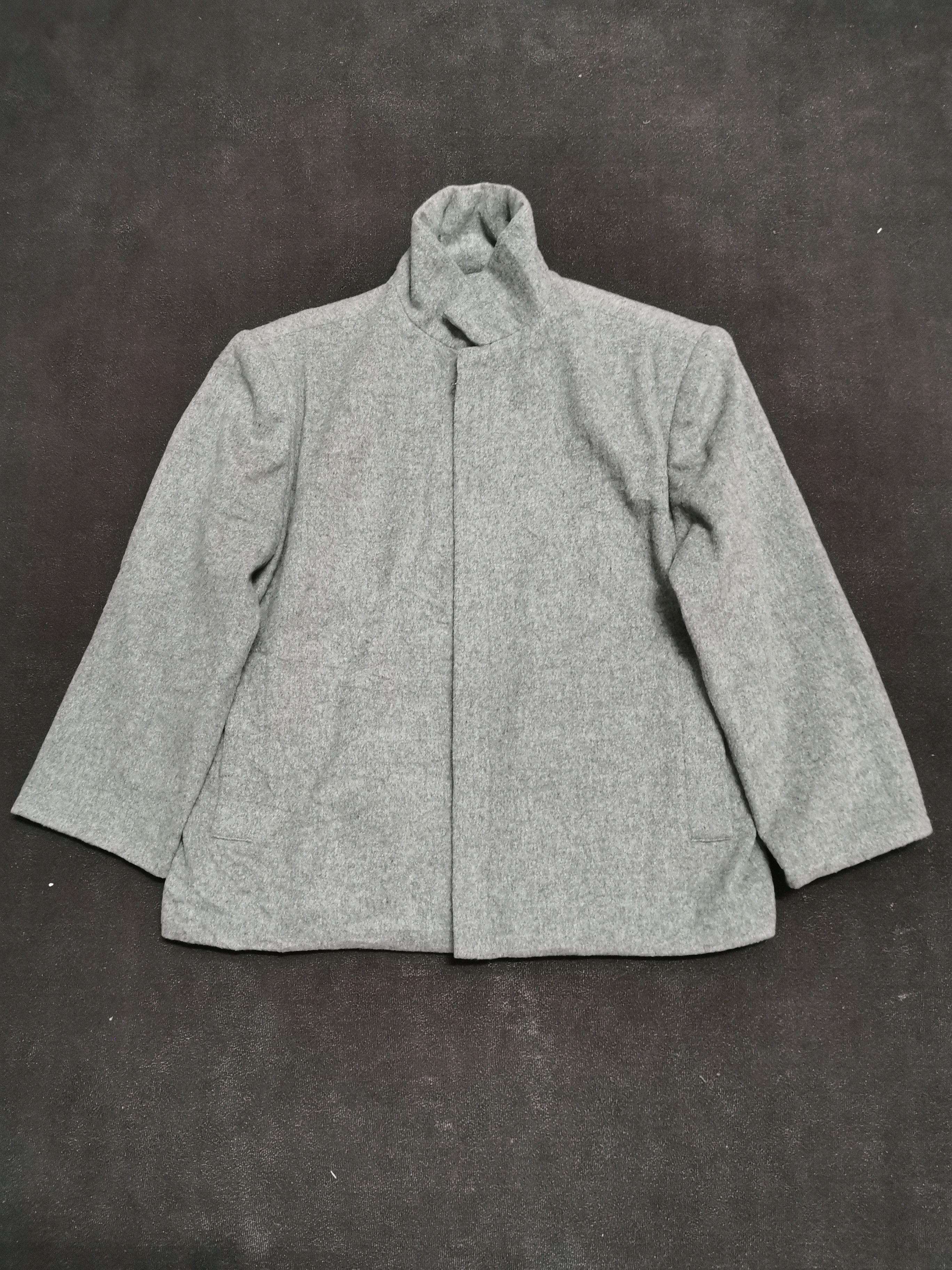Designer × Japanese Brand × Y's Y's Wool Zipper Coat Size US M / EU 48-50 / 2 - 1 Thumbnail