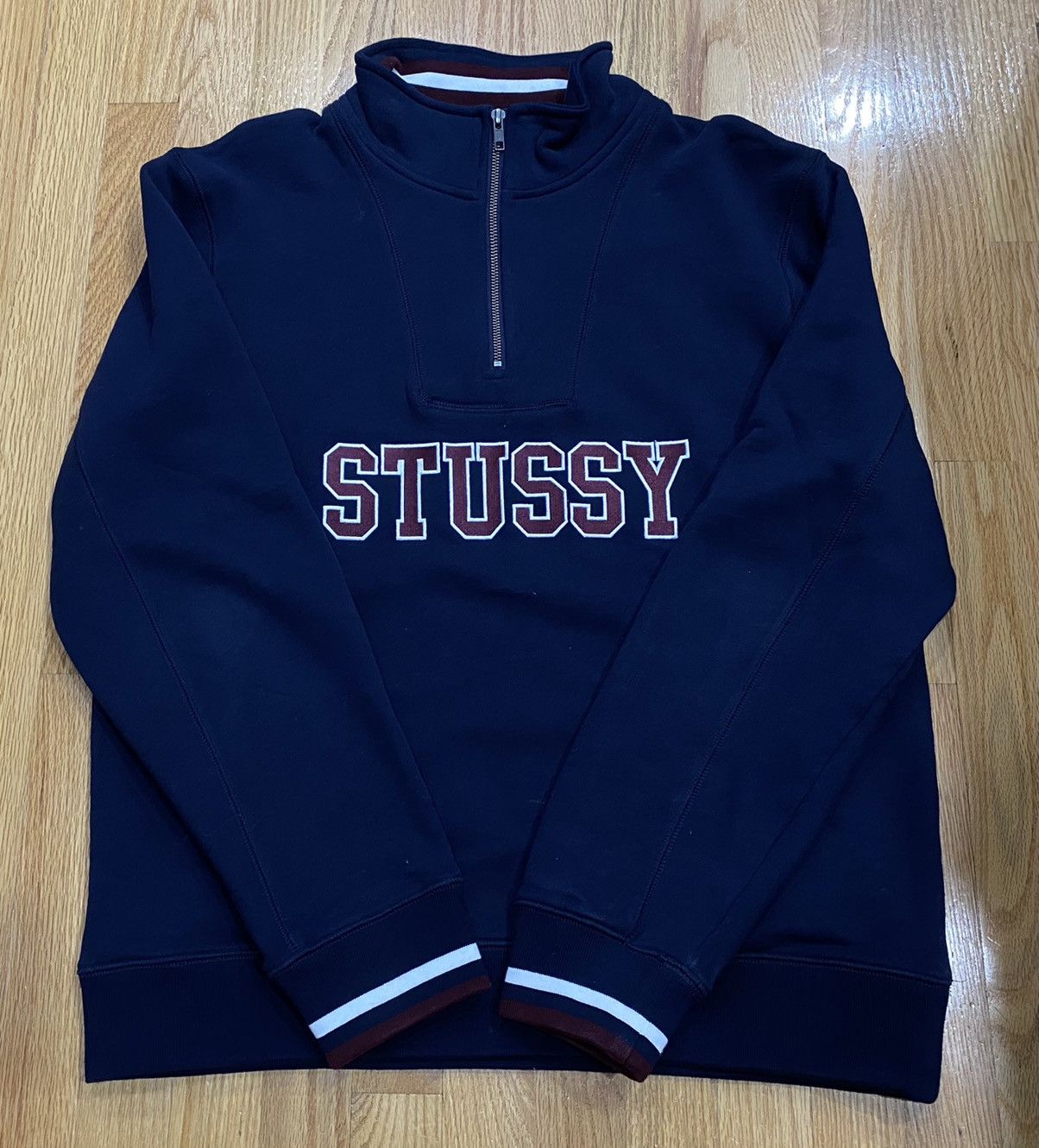 Stussy Stussy Quarter Zip Crewneck Size US L / EU 52-54 / 3 - 1 Thumbnail
