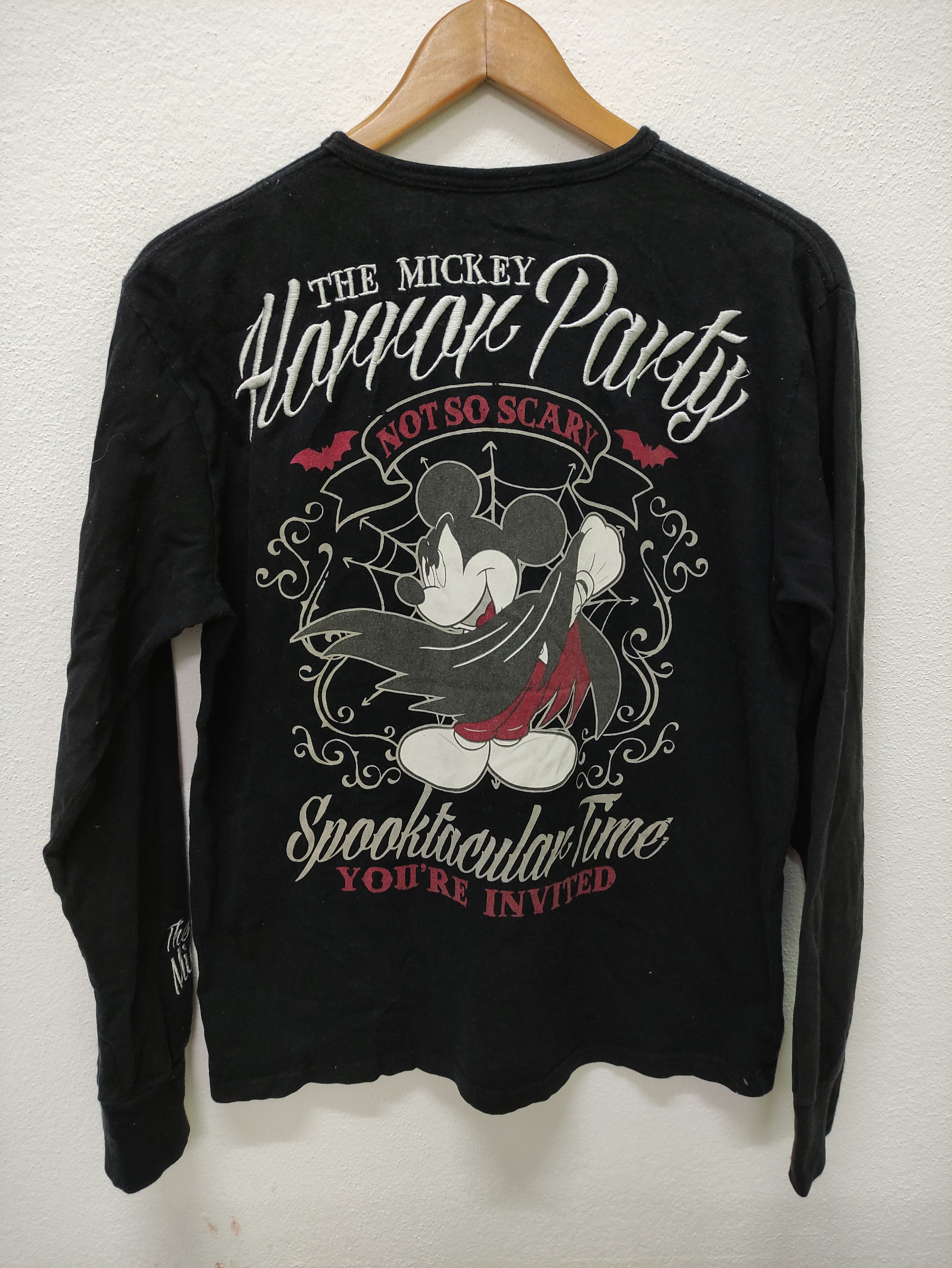 Disney Mickey Mouse Horror Party Long Sleeve Shirt