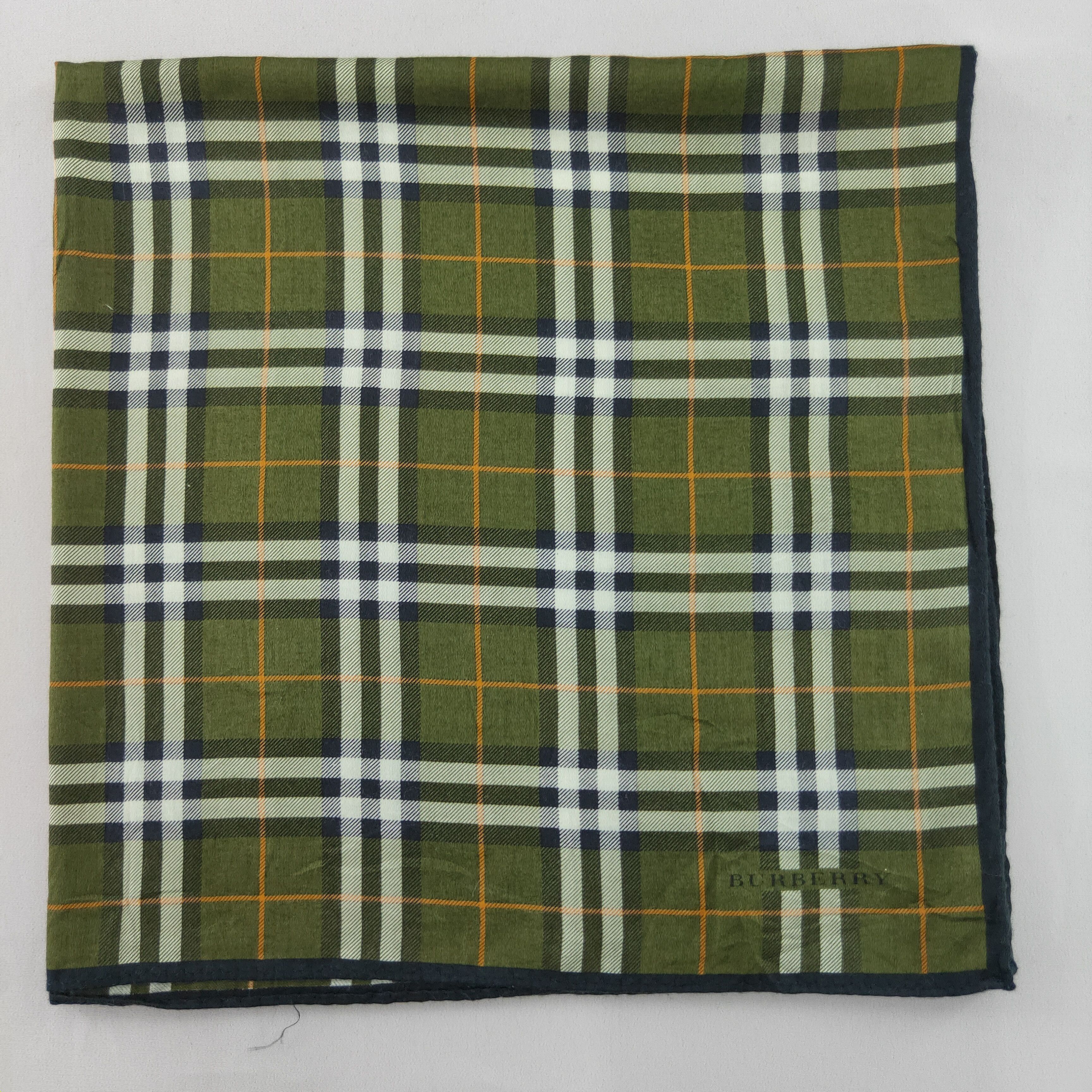 Burberry × Vintage Burberry Handkerchief neckerchief bandana - 3F1937 Size ONE SIZE - 4 Thumbnail