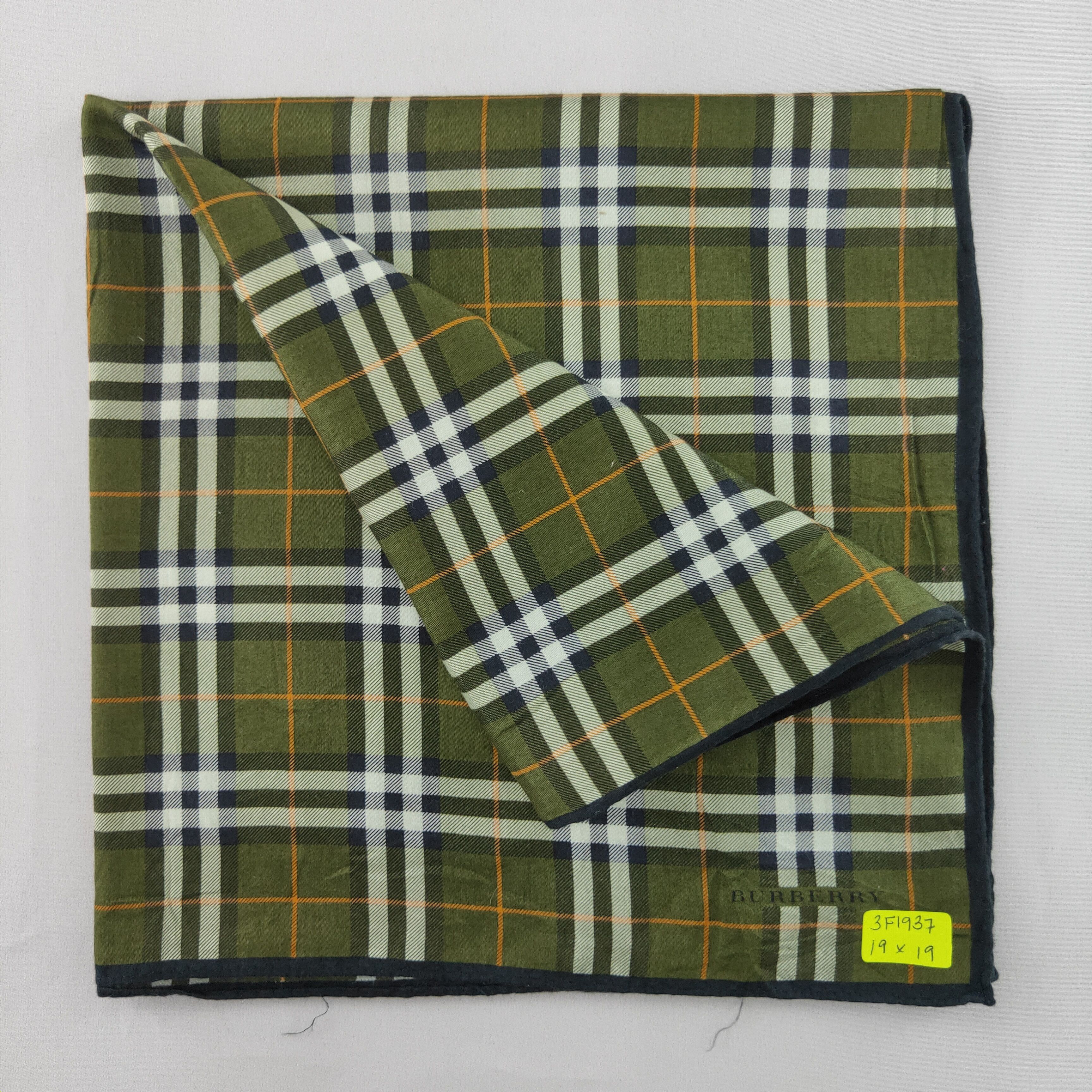 Burberry × Vintage Burberry Handkerchief neckerchief bandana - 3F1937 Size ONE SIZE - 2 Thumbnail