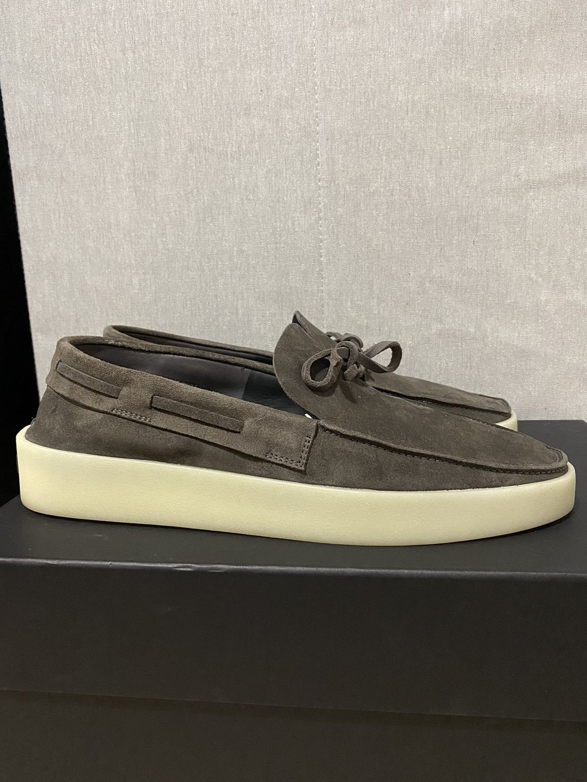 Ermenegildo Zegna × Fear of God Fear of God Zegna Dark Grey Suede